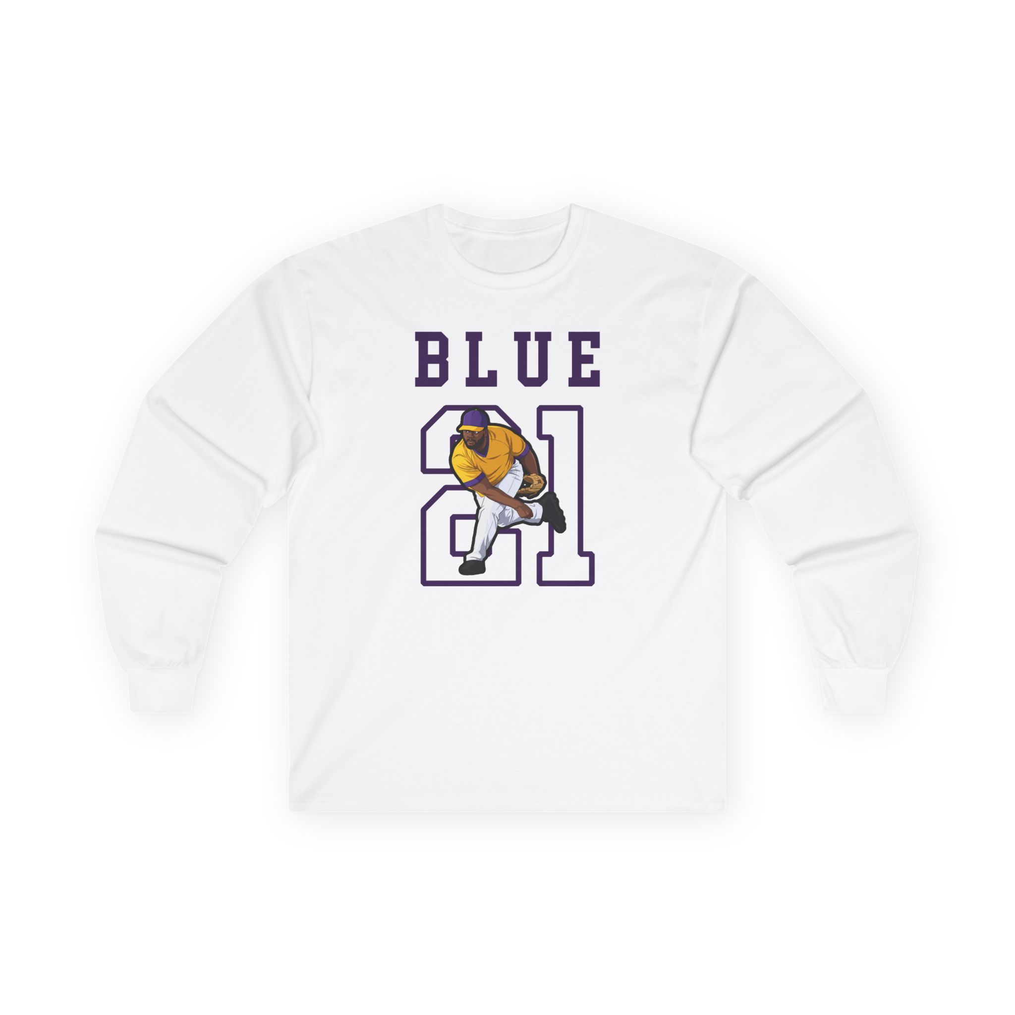 Long Sleeve Tee — character_shirsey in White