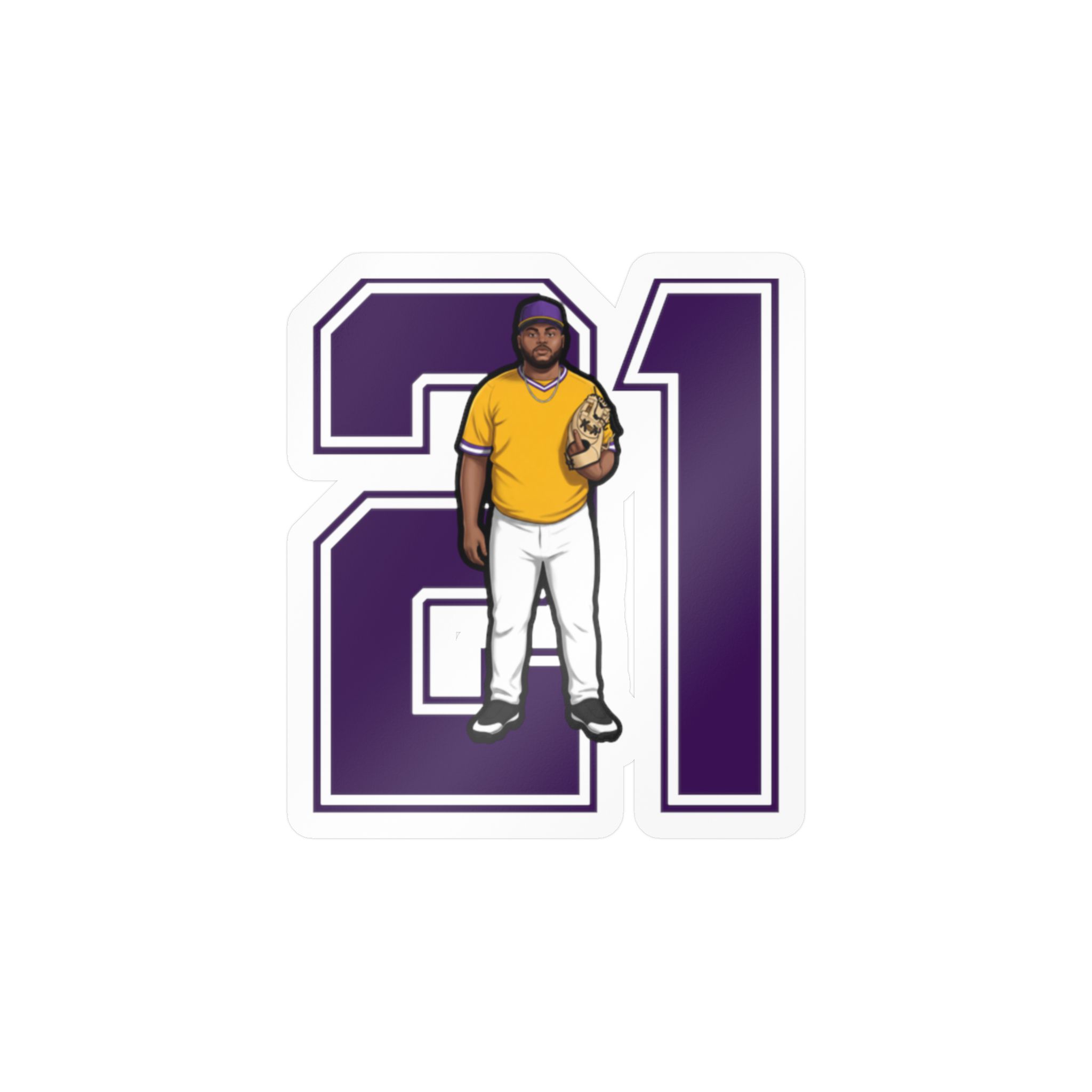 Vinyl Sticker — character_number in Classic