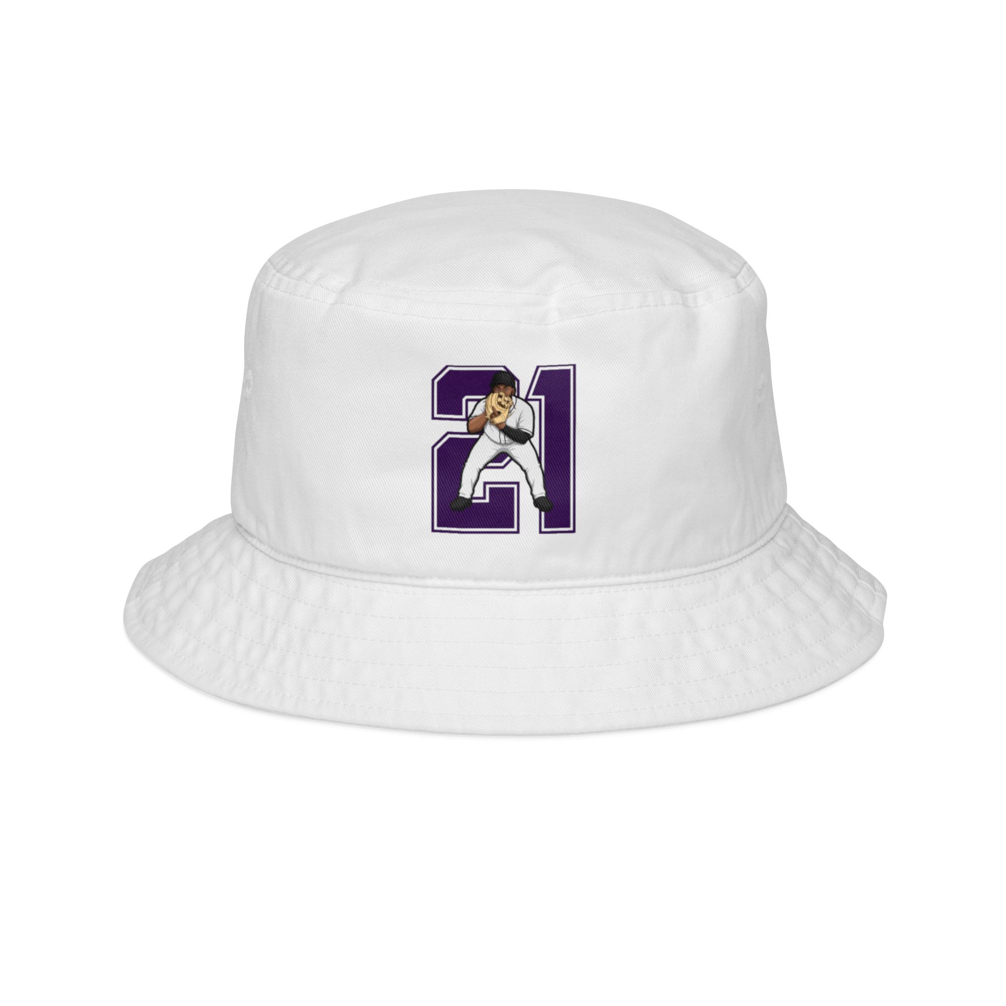 Bucket Hat — character_number in White