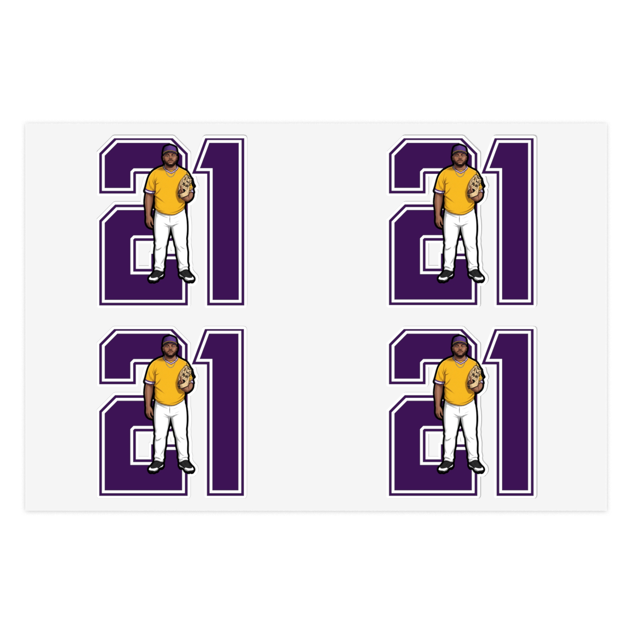 Sticker Sheet — character_number in Classic