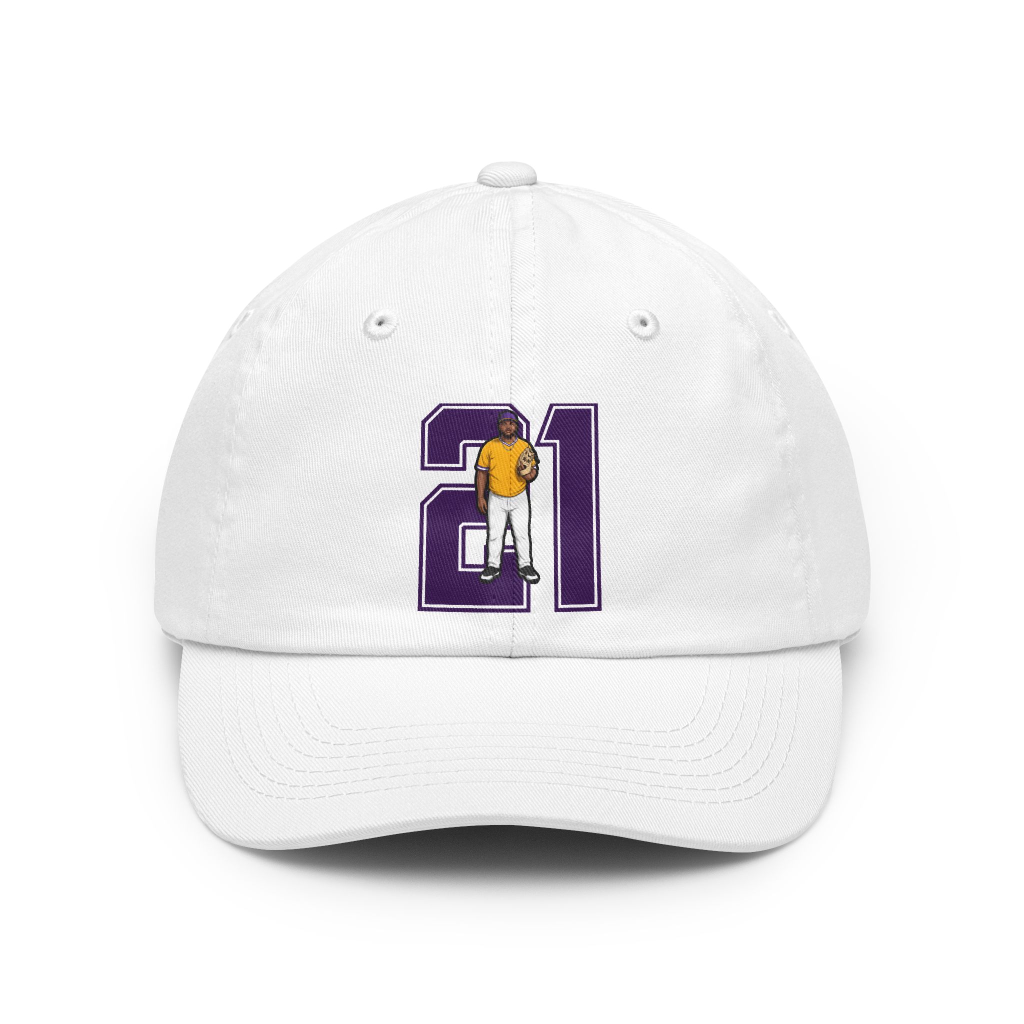 Classic Cap — character_number in White