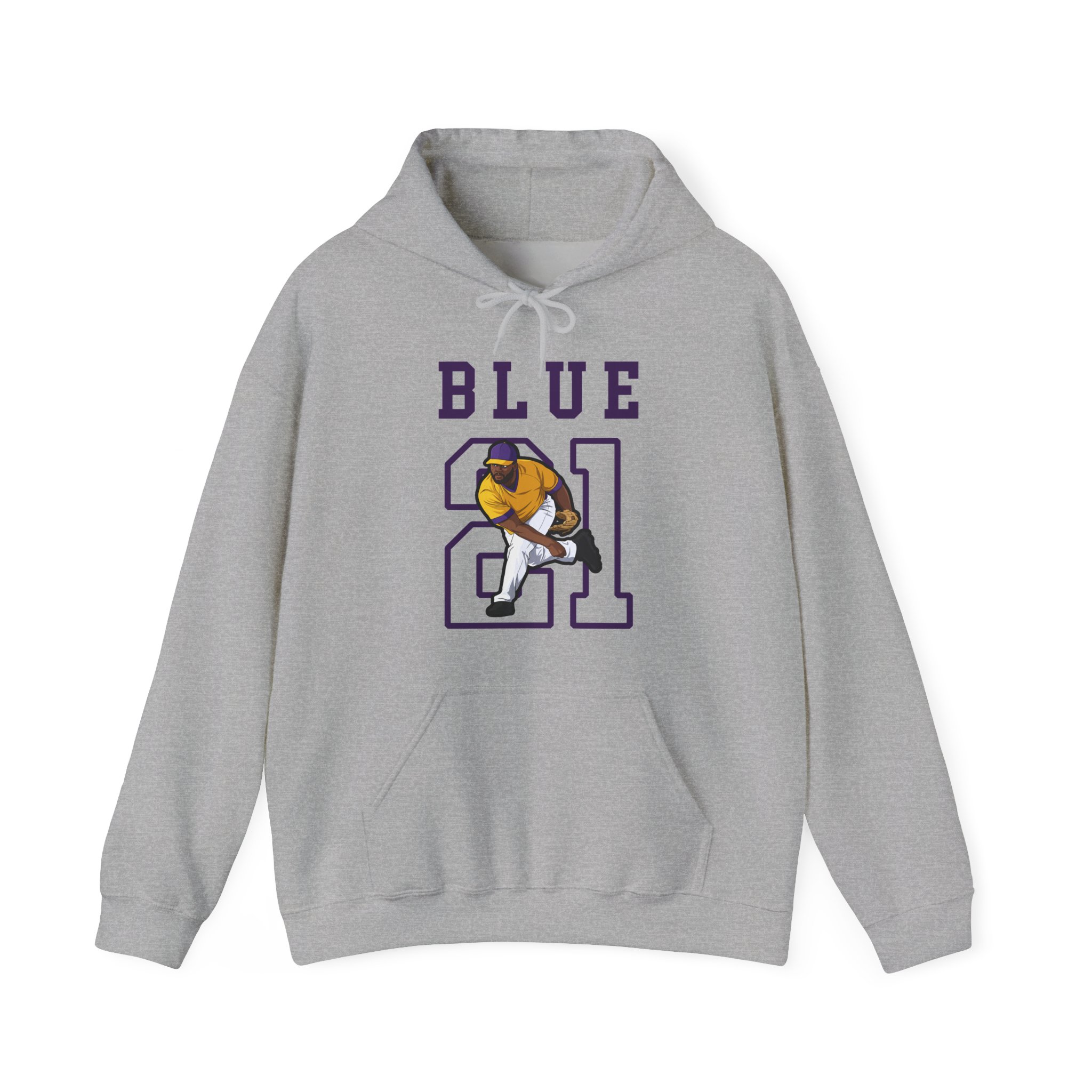 Hoodie — character_shirsey in Grey