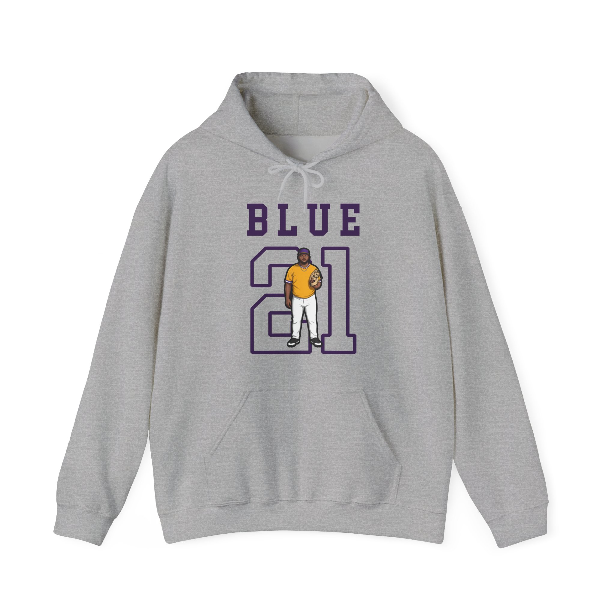 Hoodie — character_shirsey in Grey