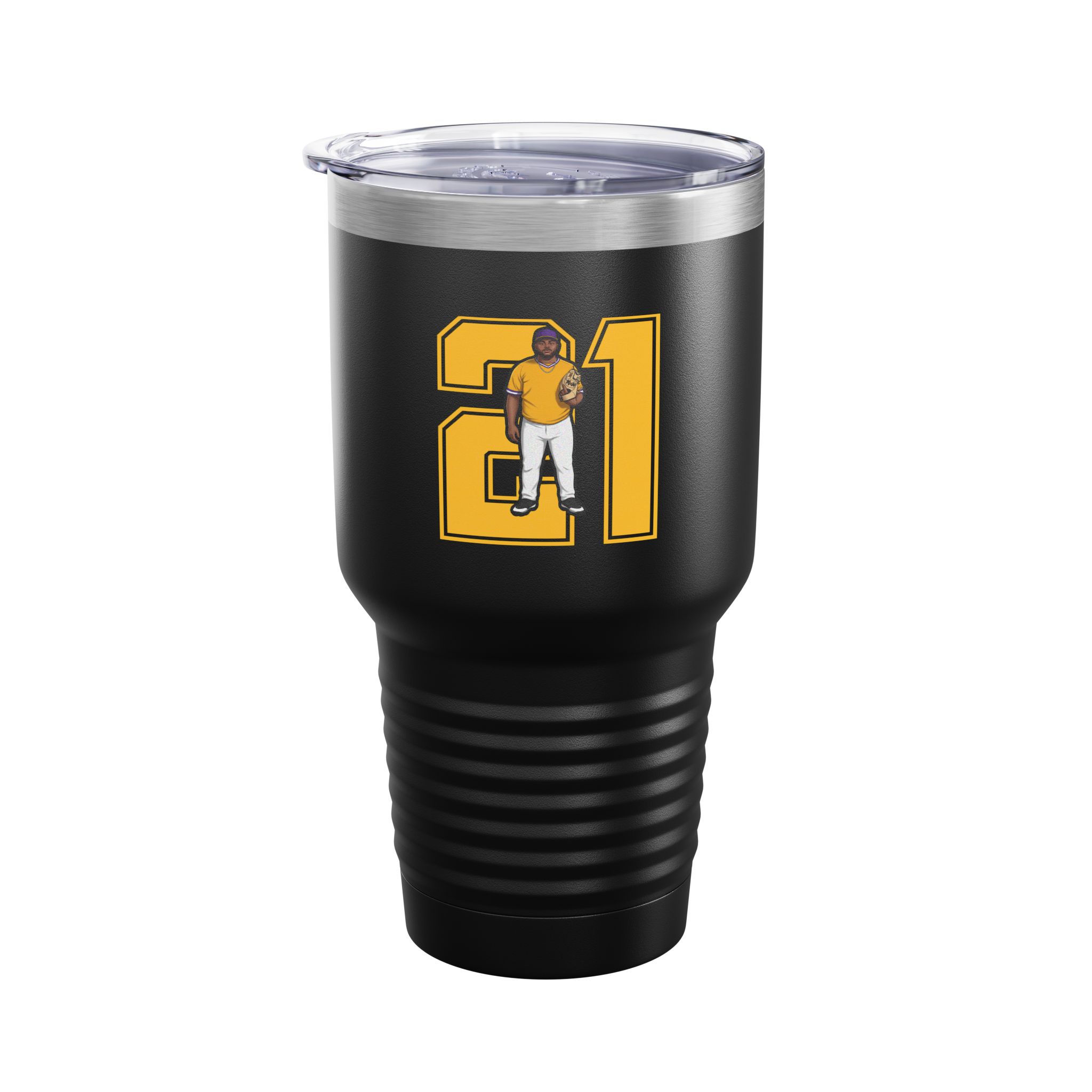 30oz Tumbler — character_number in Black