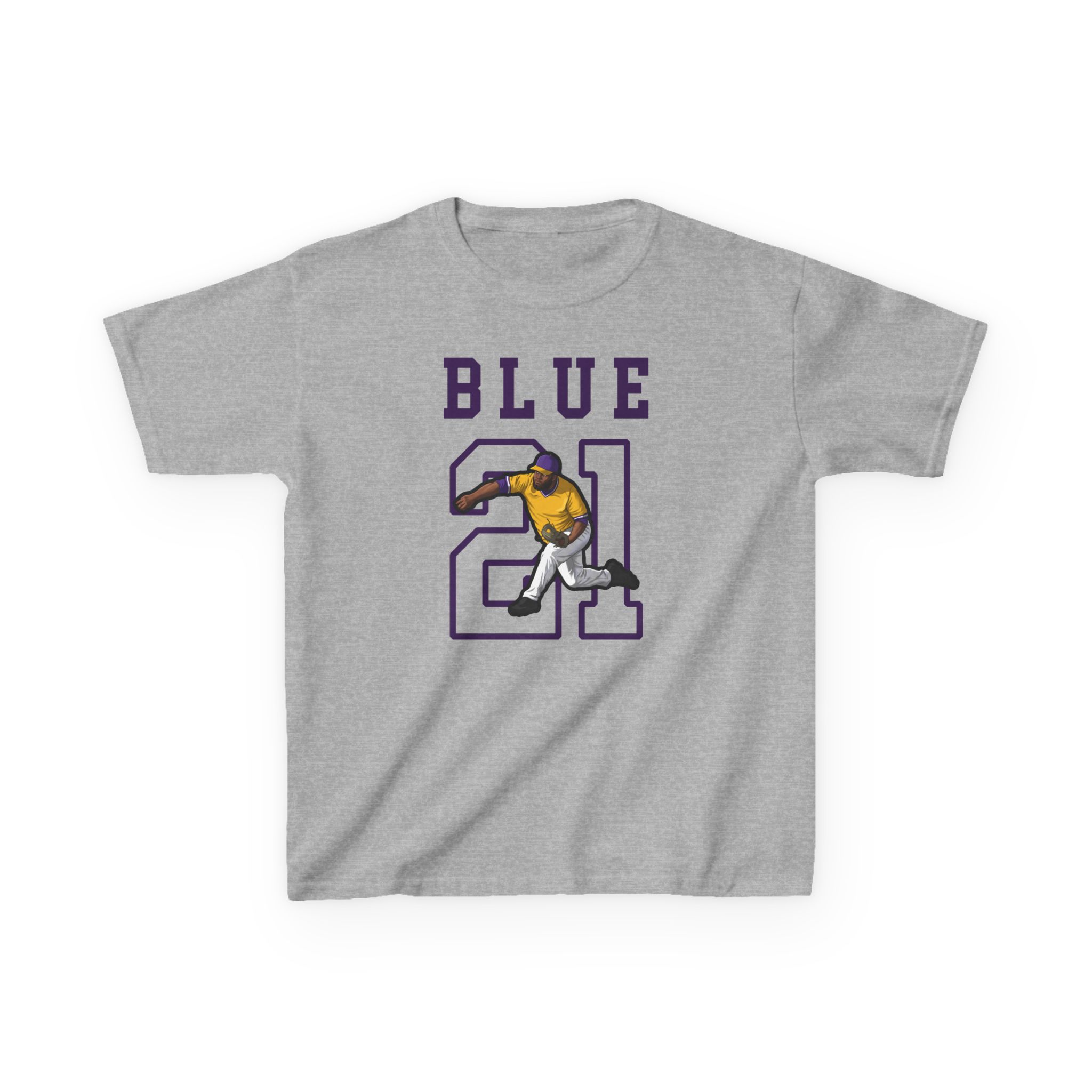 Youth Tee — character_shirsey in Grey