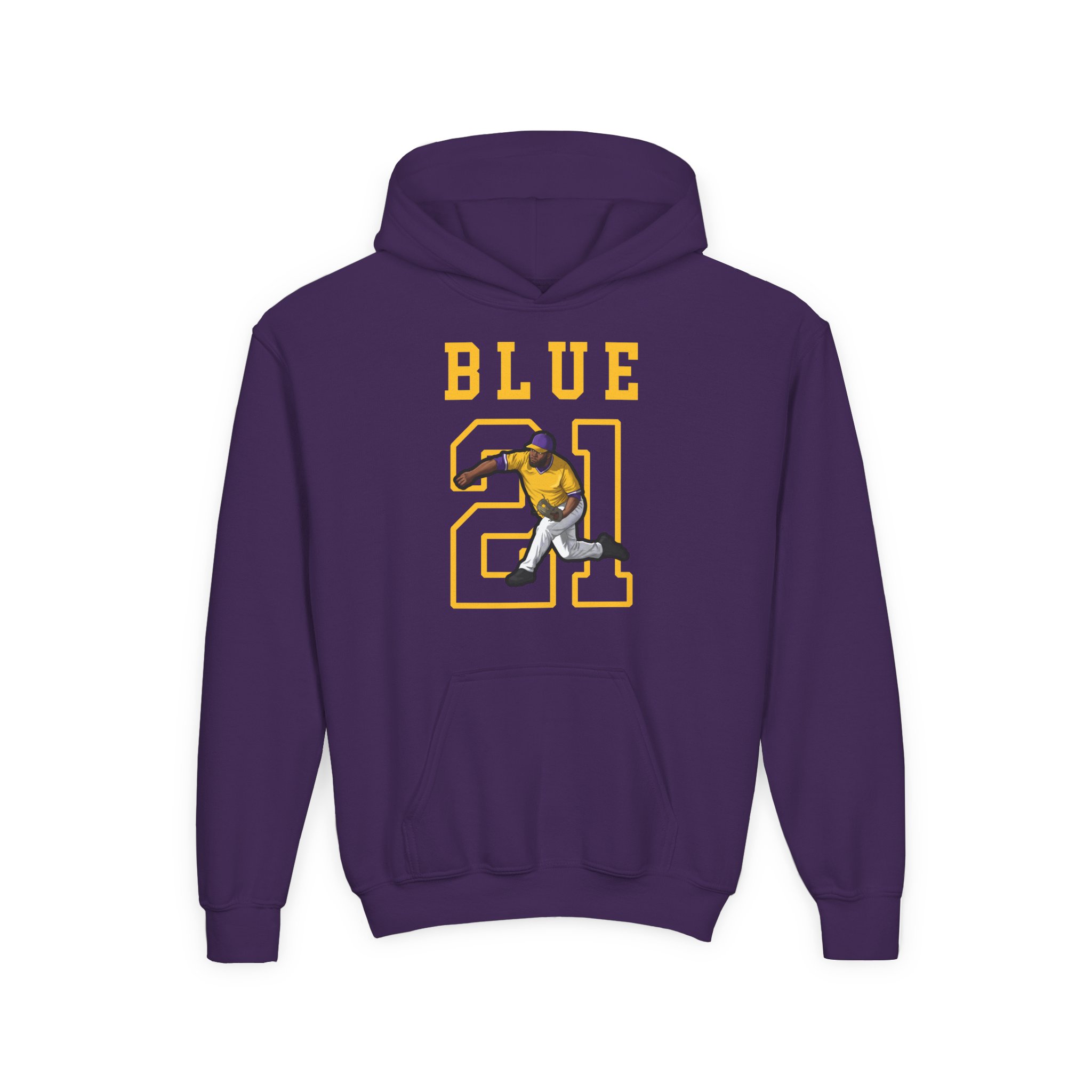 Youth Hoodie — character_shirsey in Purple
