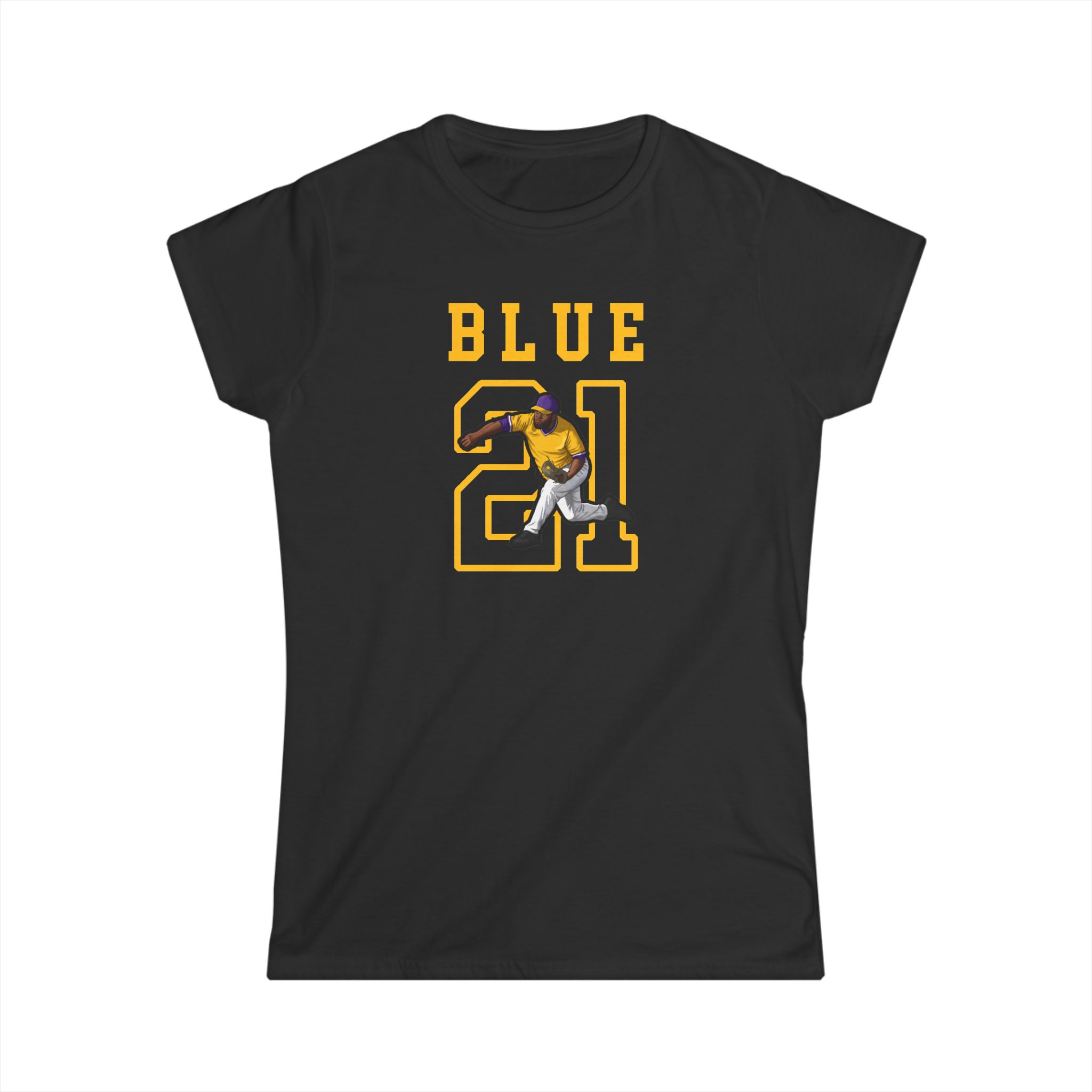 Women's Softstyle Tee — character_shirsey in Black