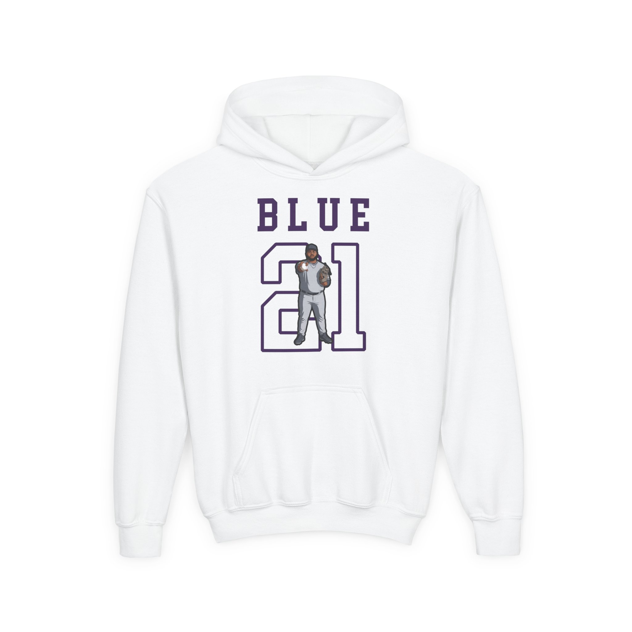 Youth Hoodie — character_shirsey in White