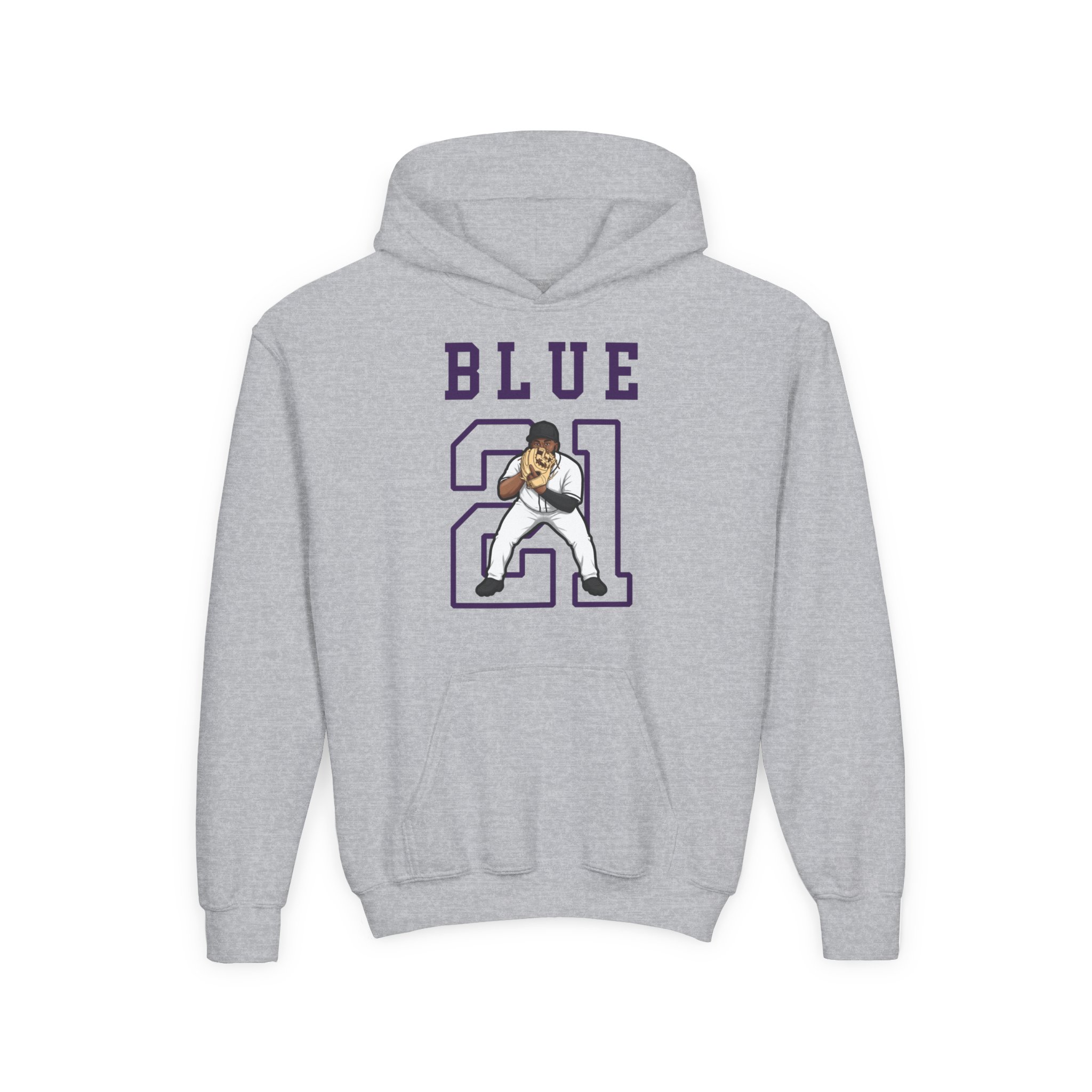 Youth Hoodie — character_shirsey in Grey