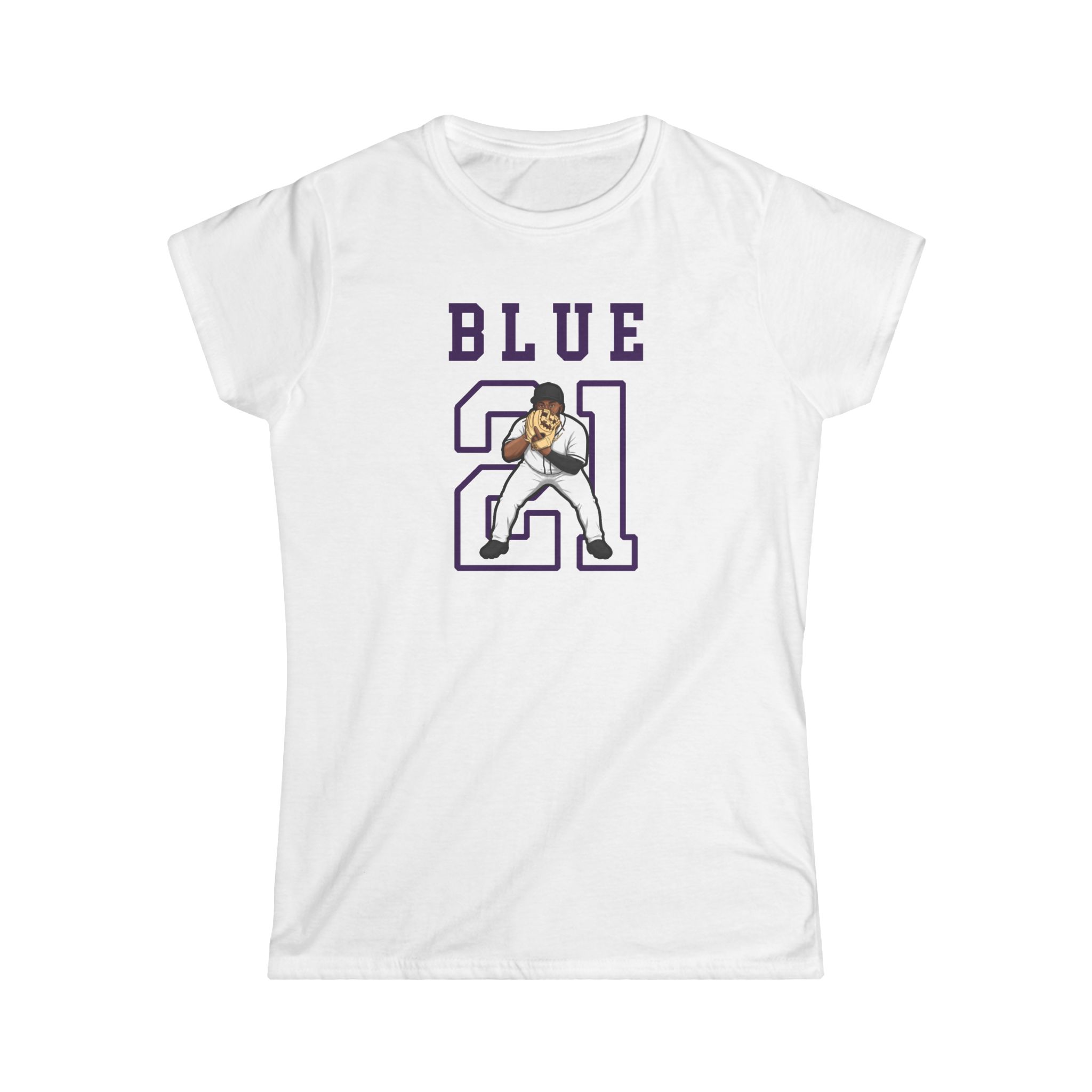 Women's Softstyle Tee — character_shirsey in White