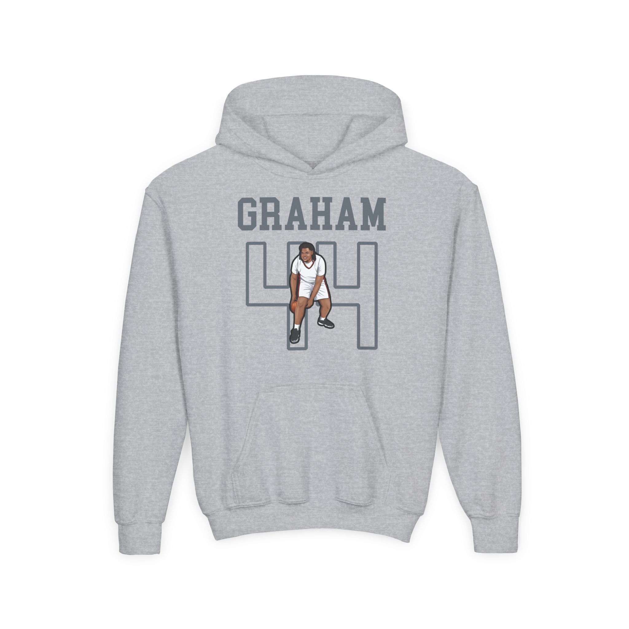 Youth Hoodie — character_shirsey in Grey