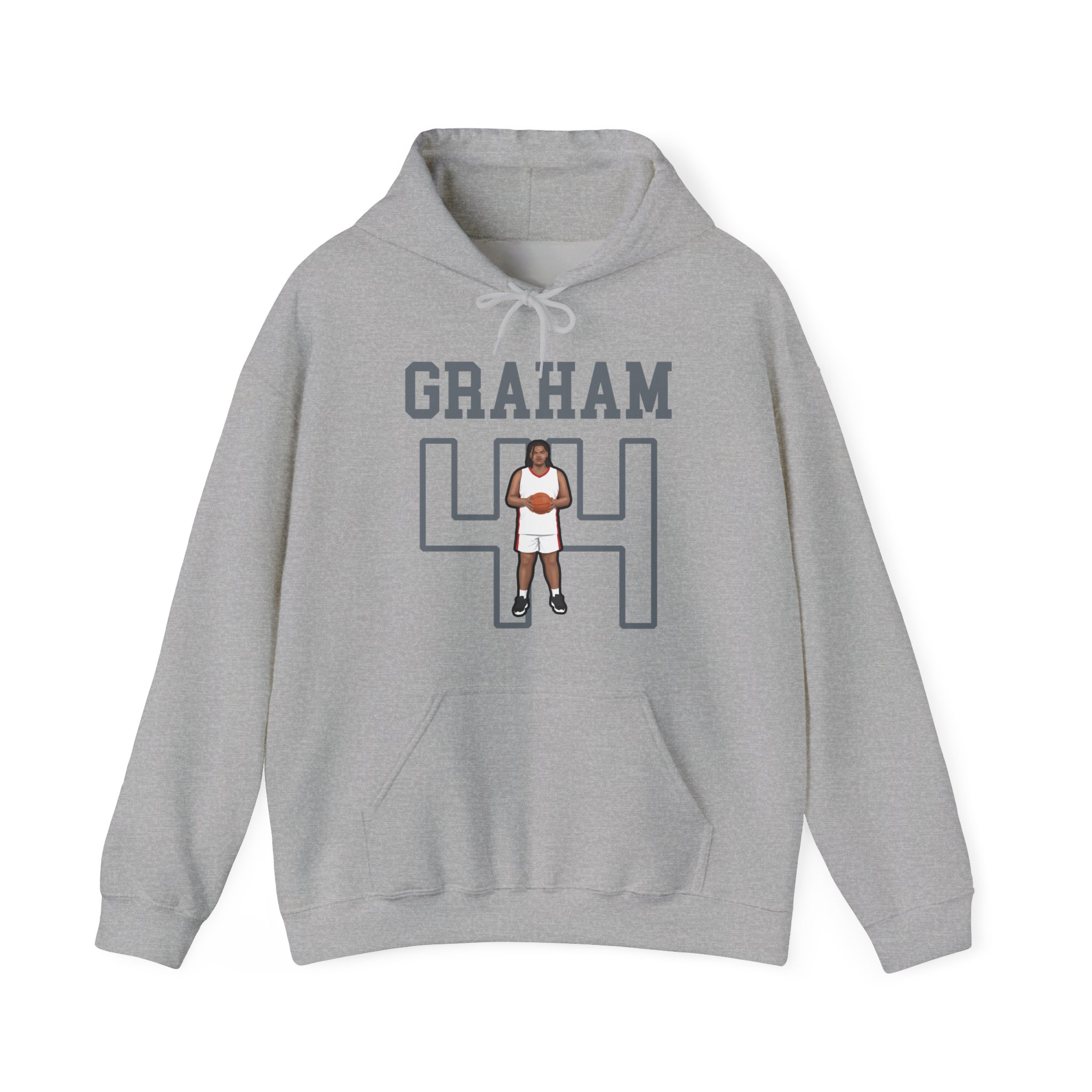 Hoodie — character_shirsey in Grey