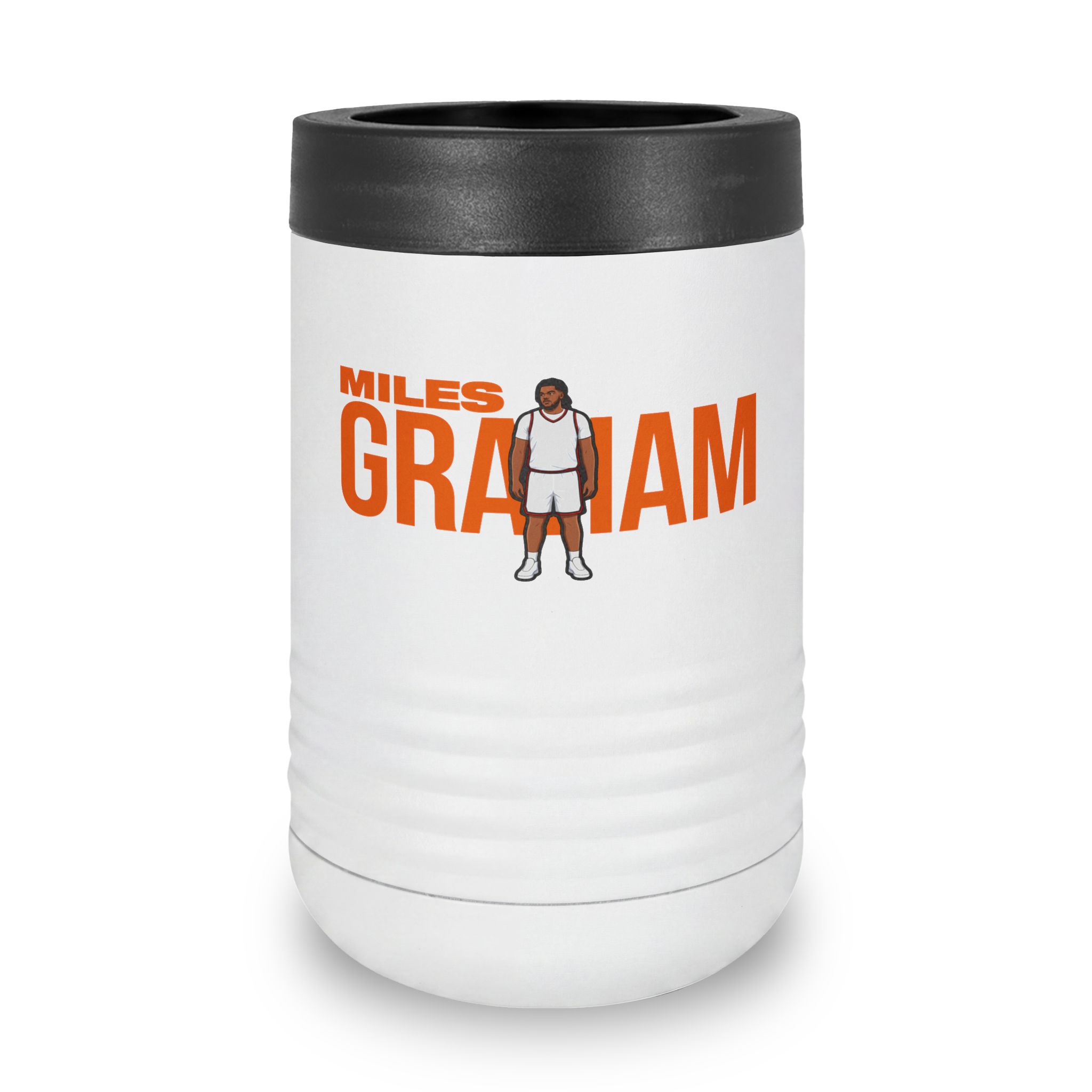 Stainless Can Cooler — character_player_name in White