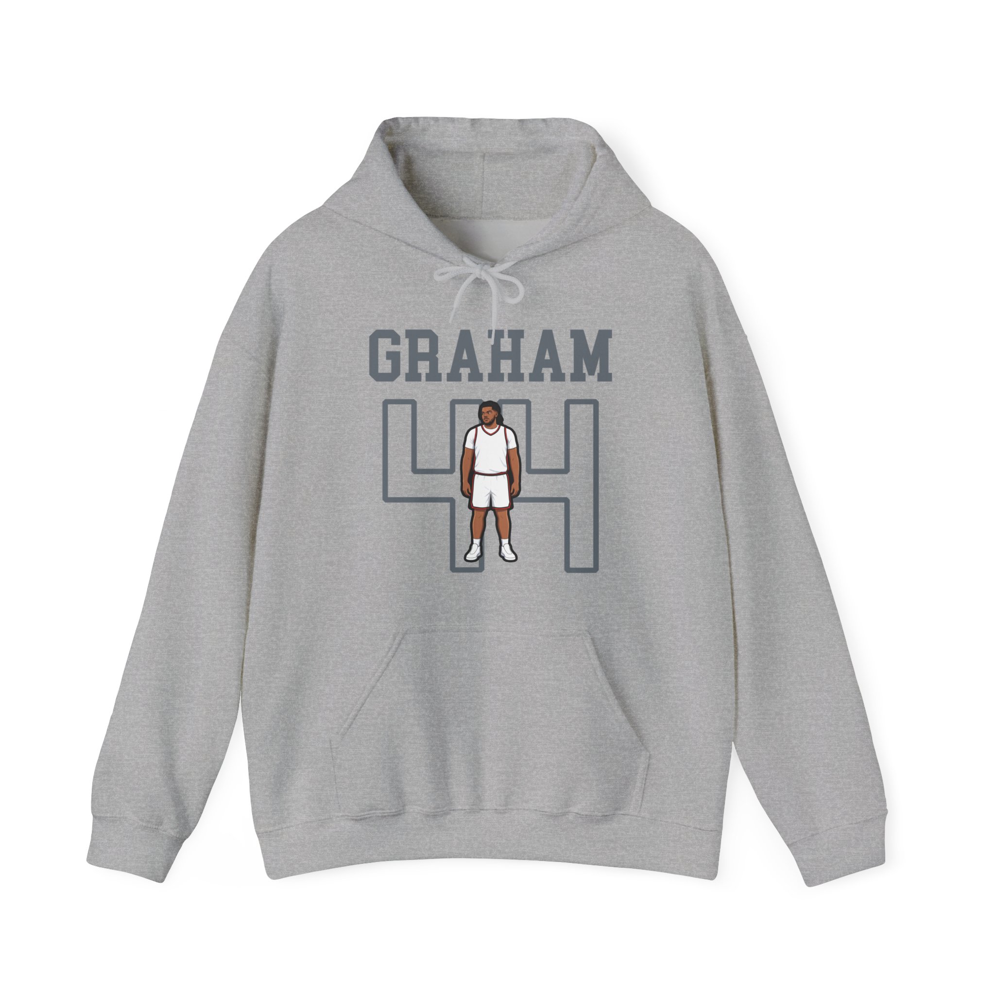 Hoodie — character_shirsey in Grey