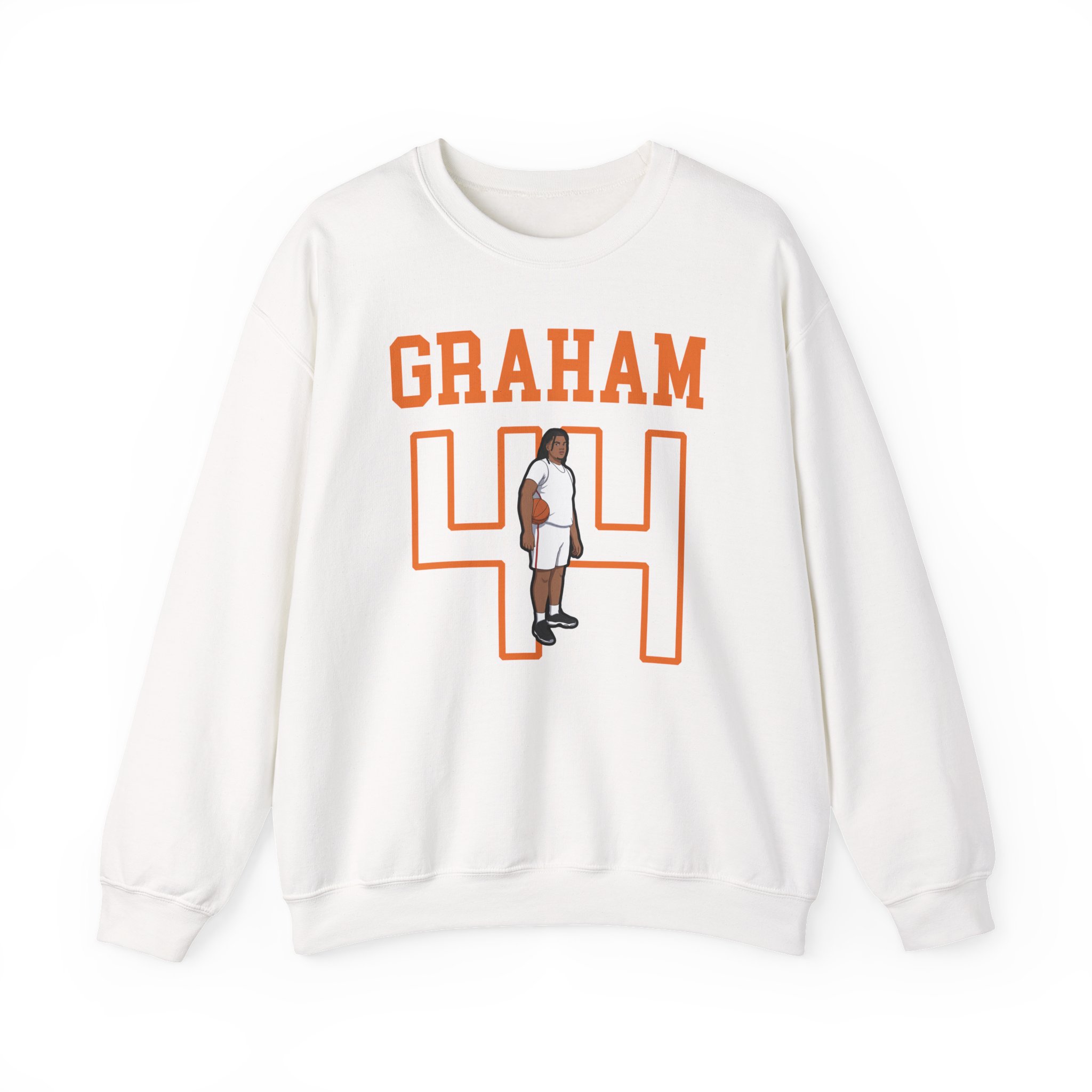 Crewneck Sweatshirt — character_shirsey in White