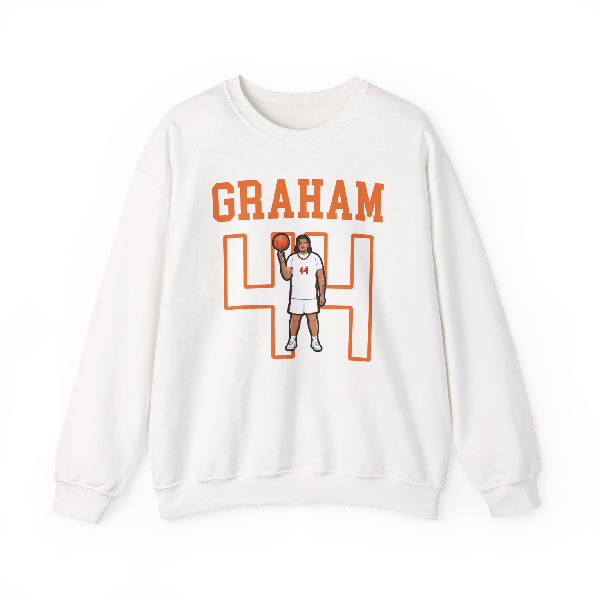 Crewneck Sweatshirt — character_shirsey in White