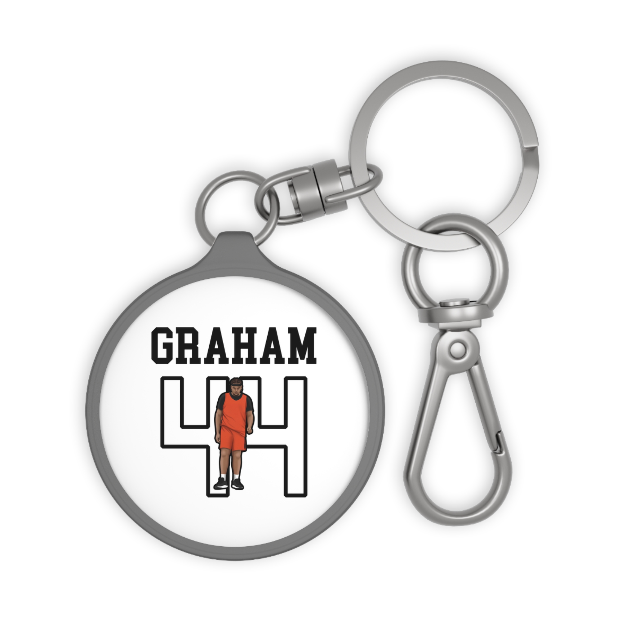 Keychain — character_shirsey in Grey