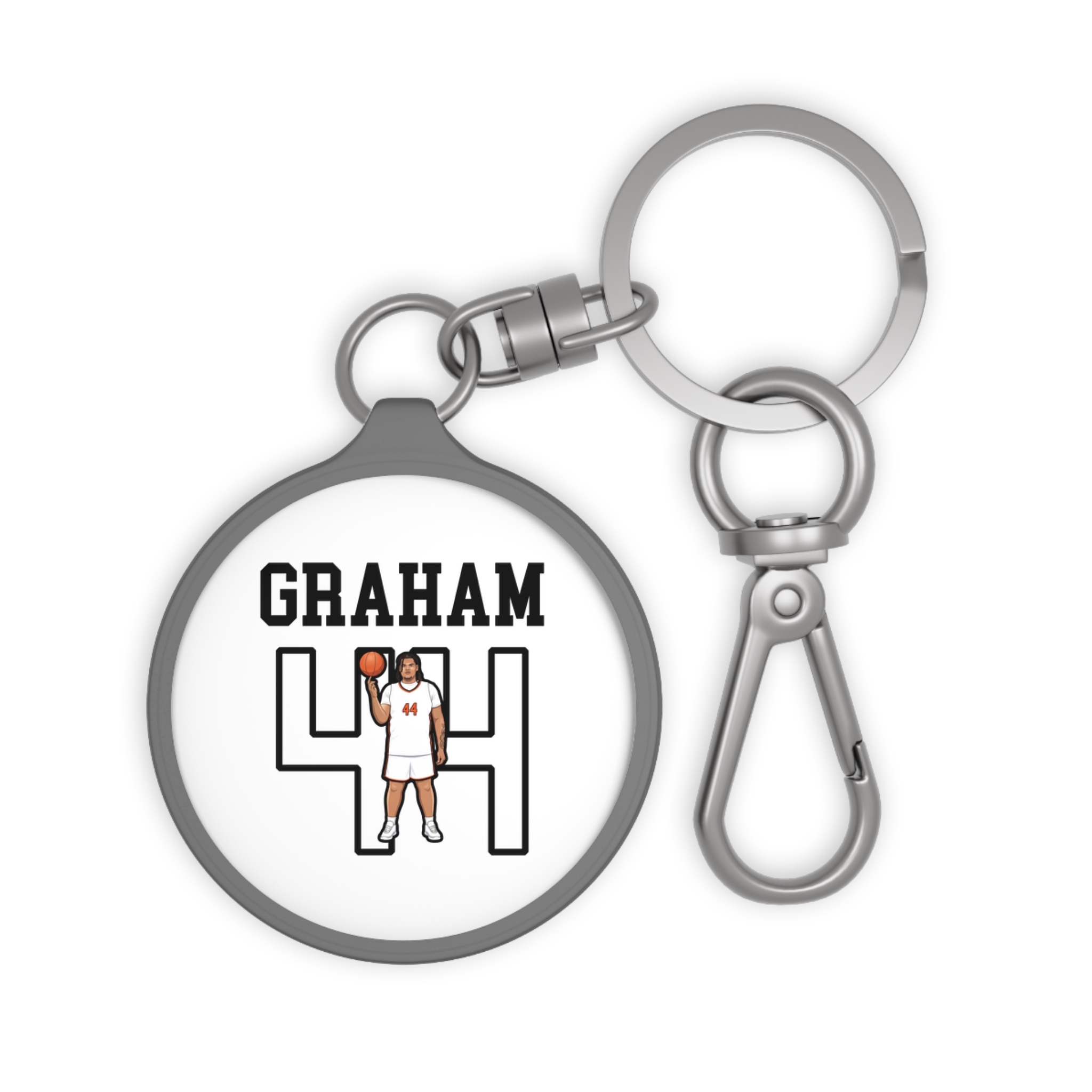 Keychain — character_shirsey in Grey
