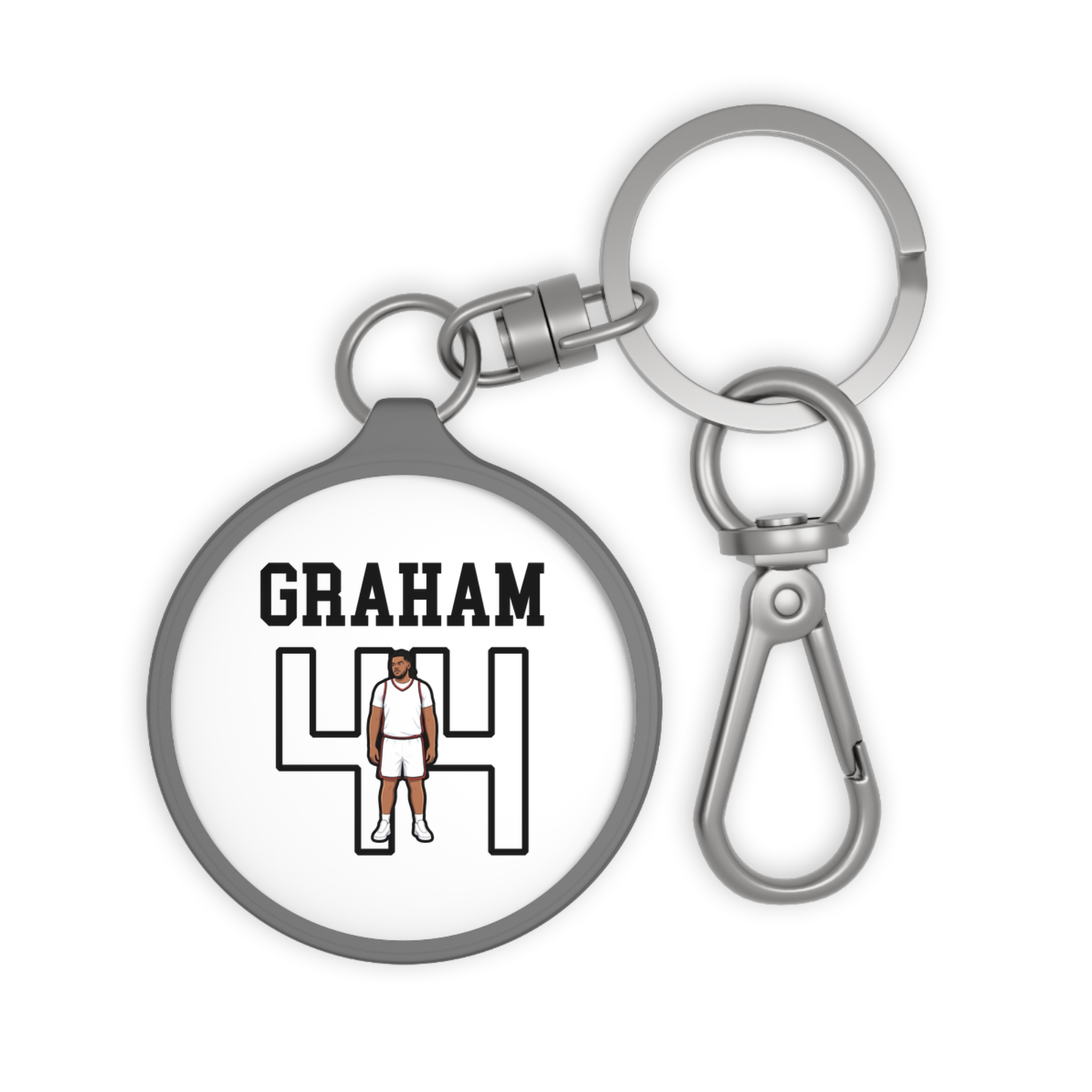 Keychain — character_shirsey in Grey