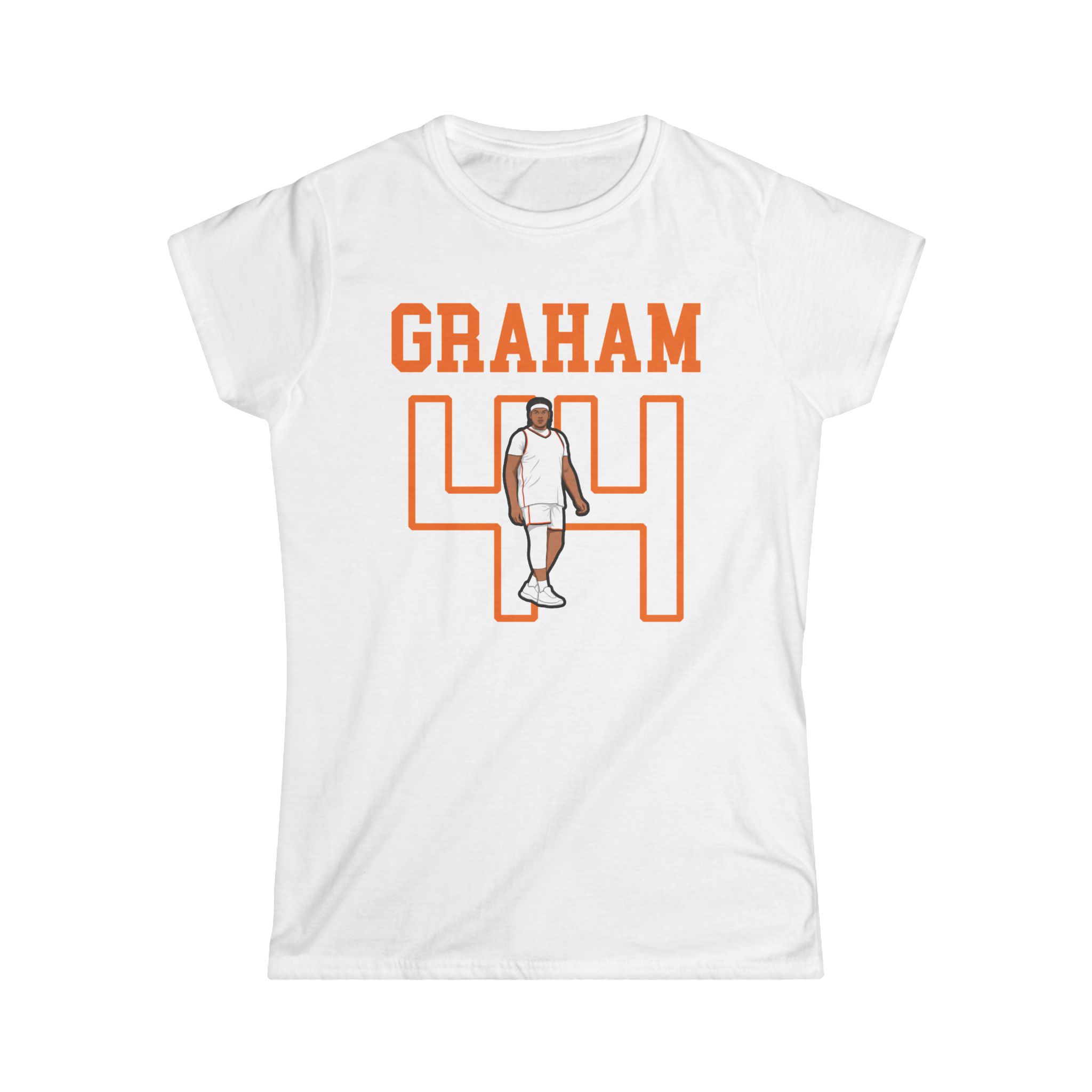 Women's Softstyle Tee — character_shirsey in White