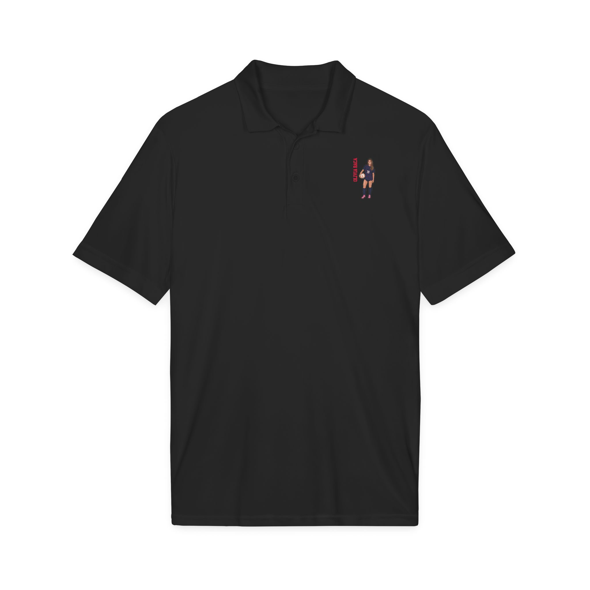 Polo — character_name_vertical in Black
