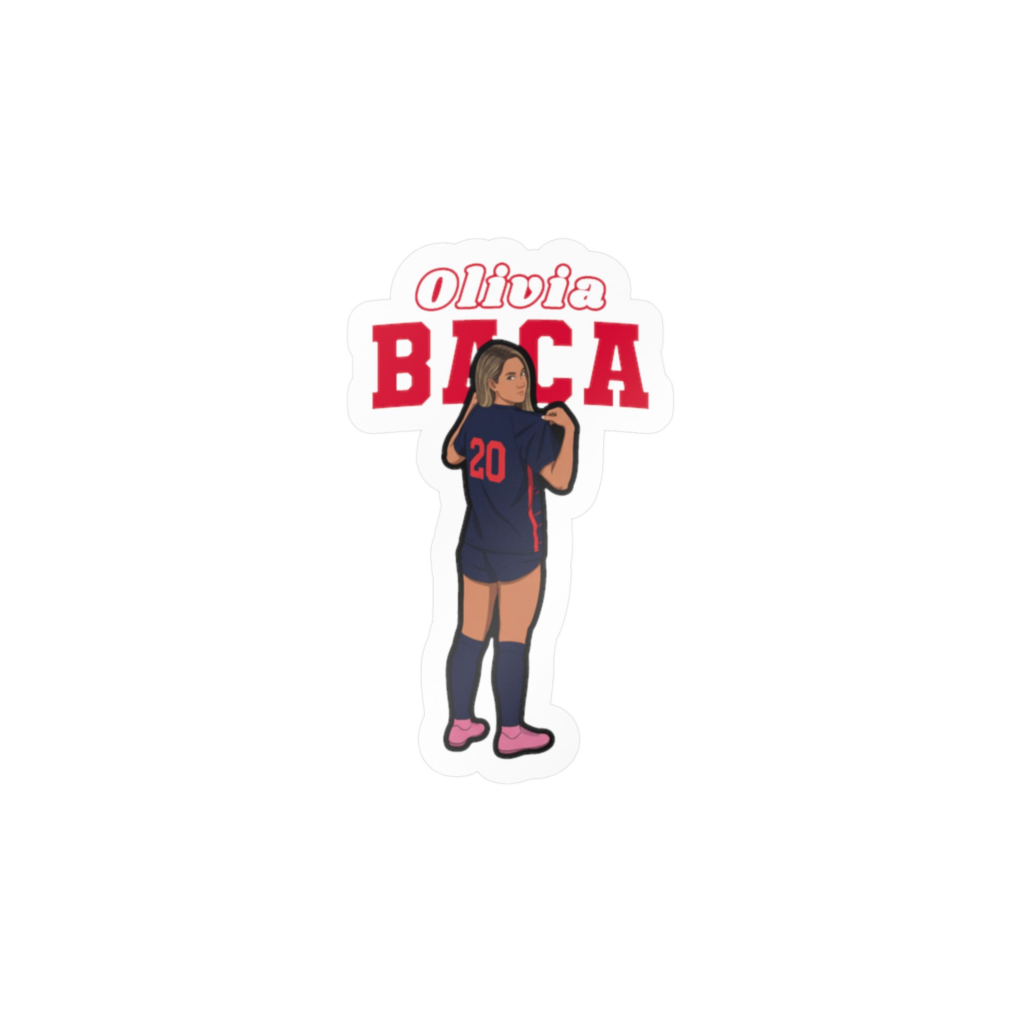 Vinyl Sticker — character_name_arch in Classic