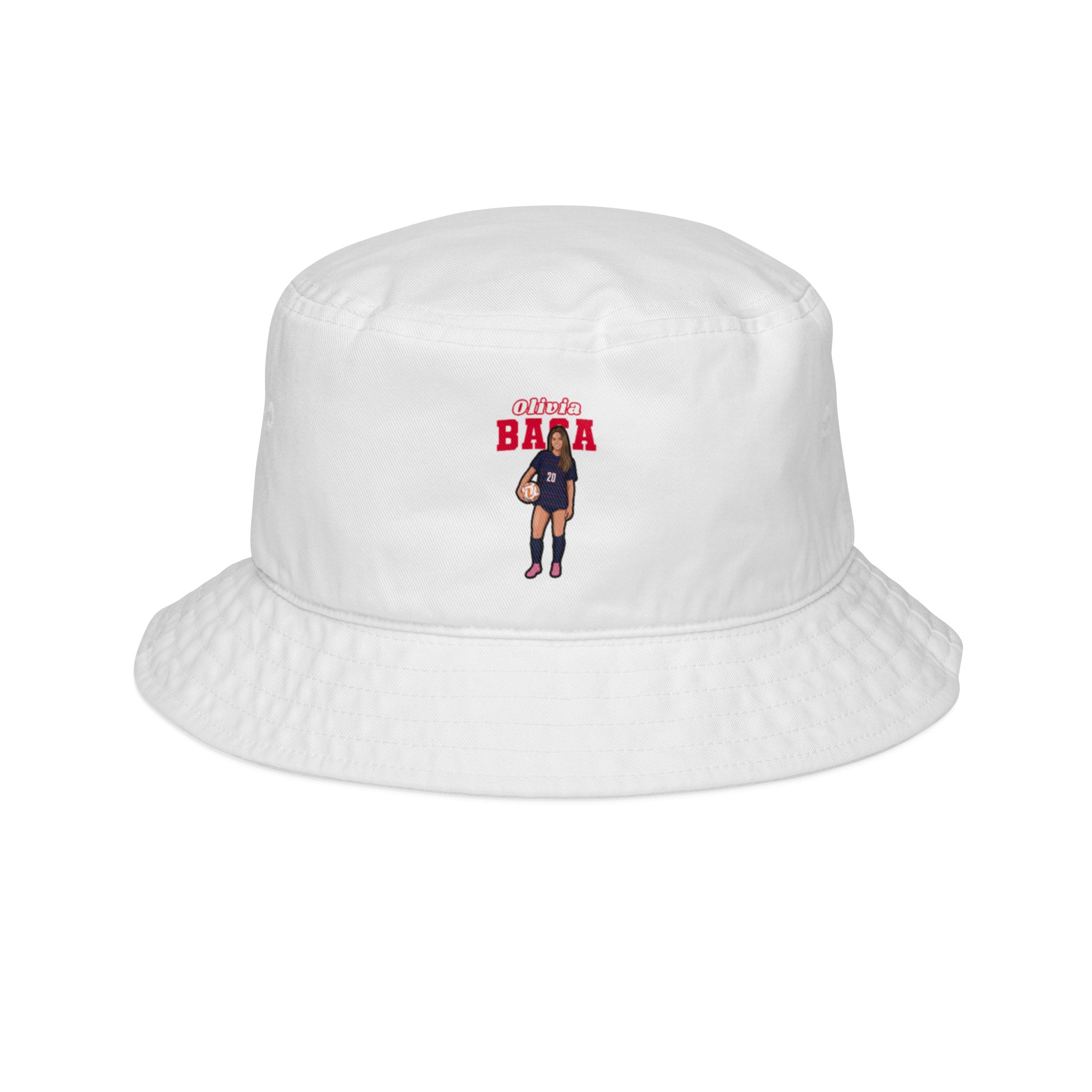 Bucket Hat — character_name_arch in White
