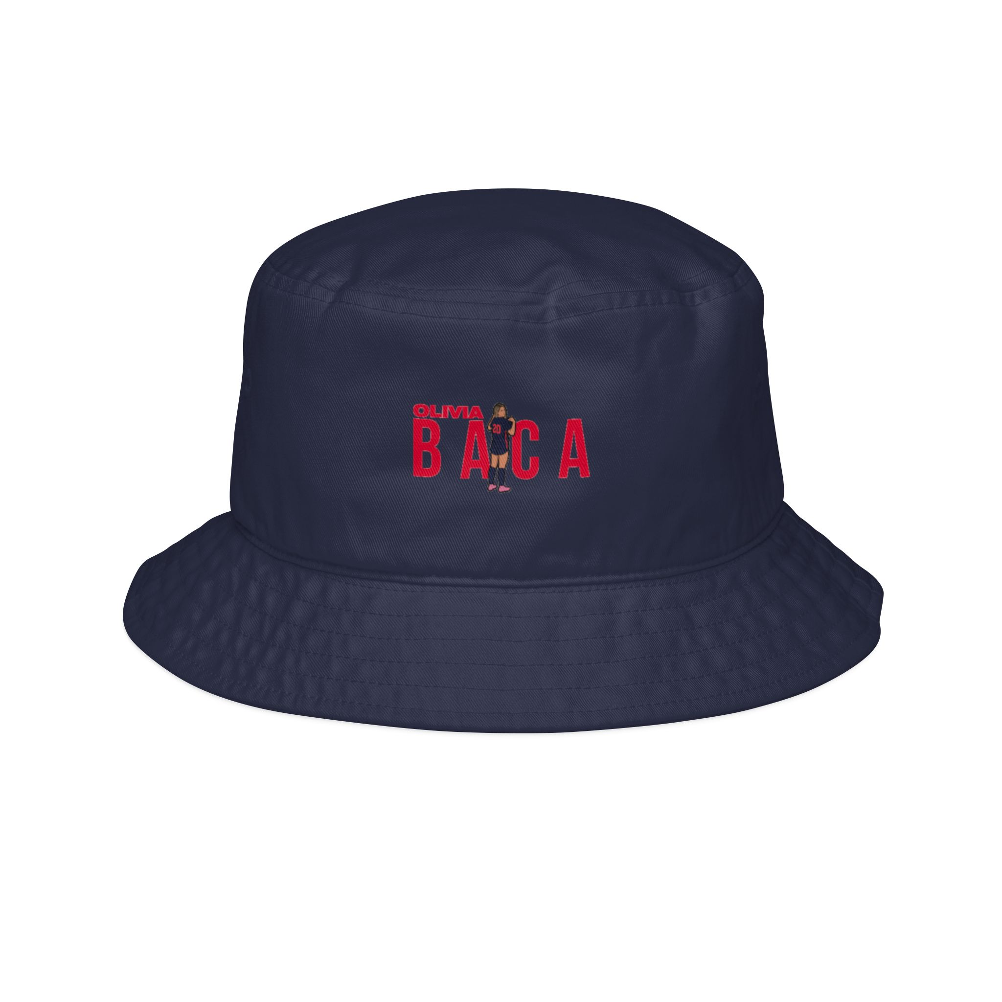 Bucket Hat — character_player_name in Navy