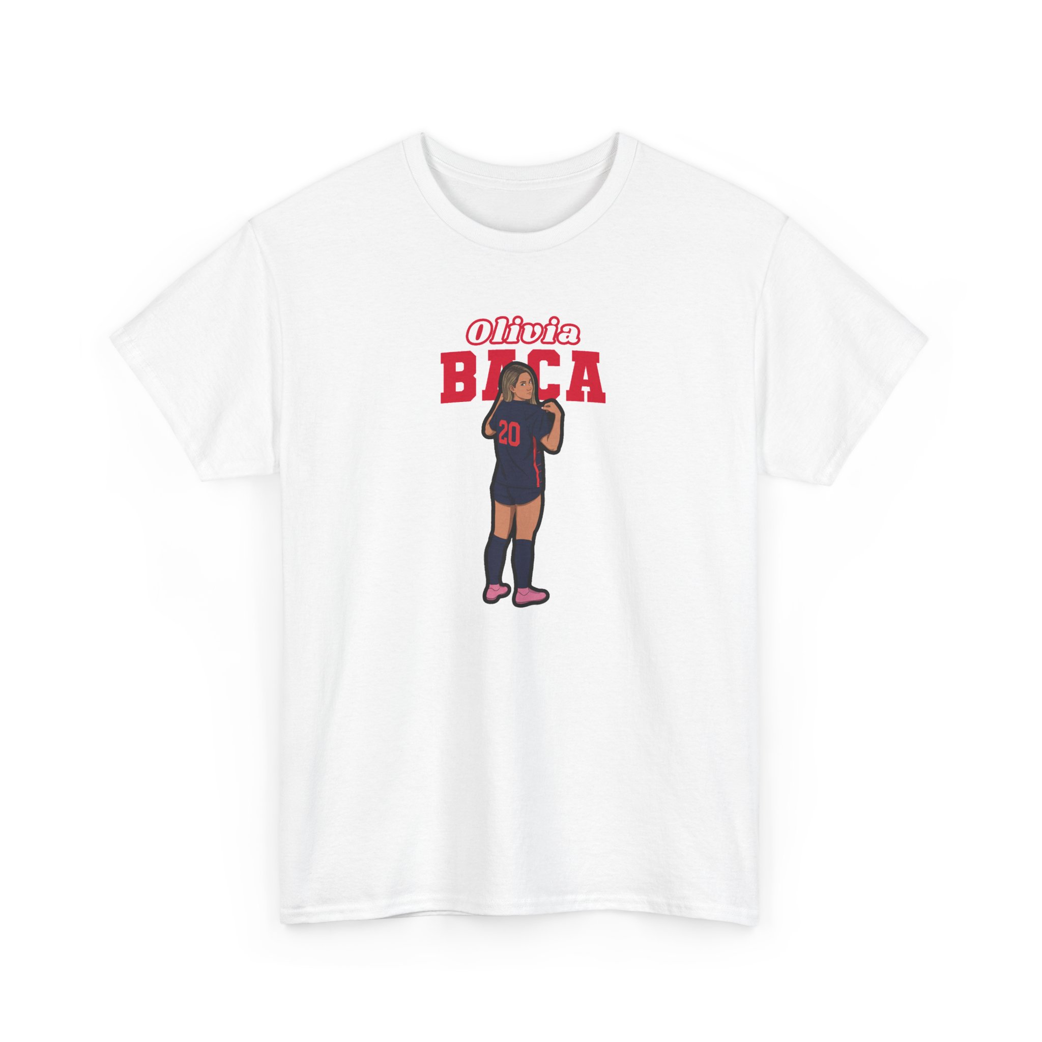 Tee — character_name_arch in White