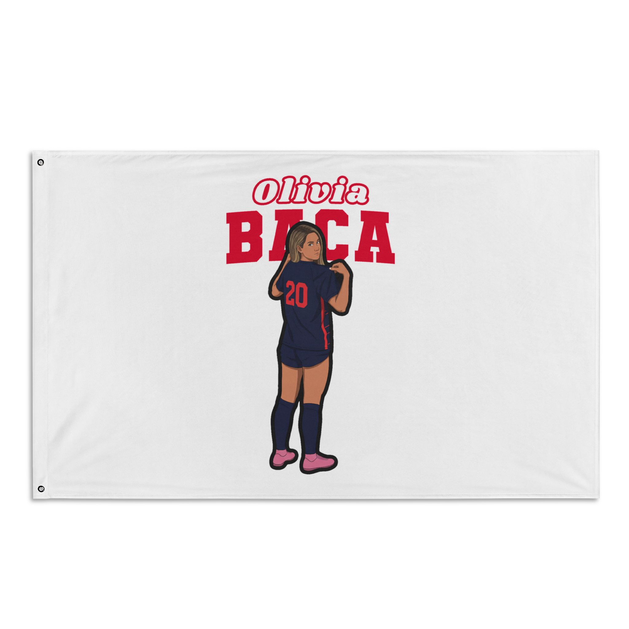 Flag (35 × 56 in) — character_name_arch in Classic