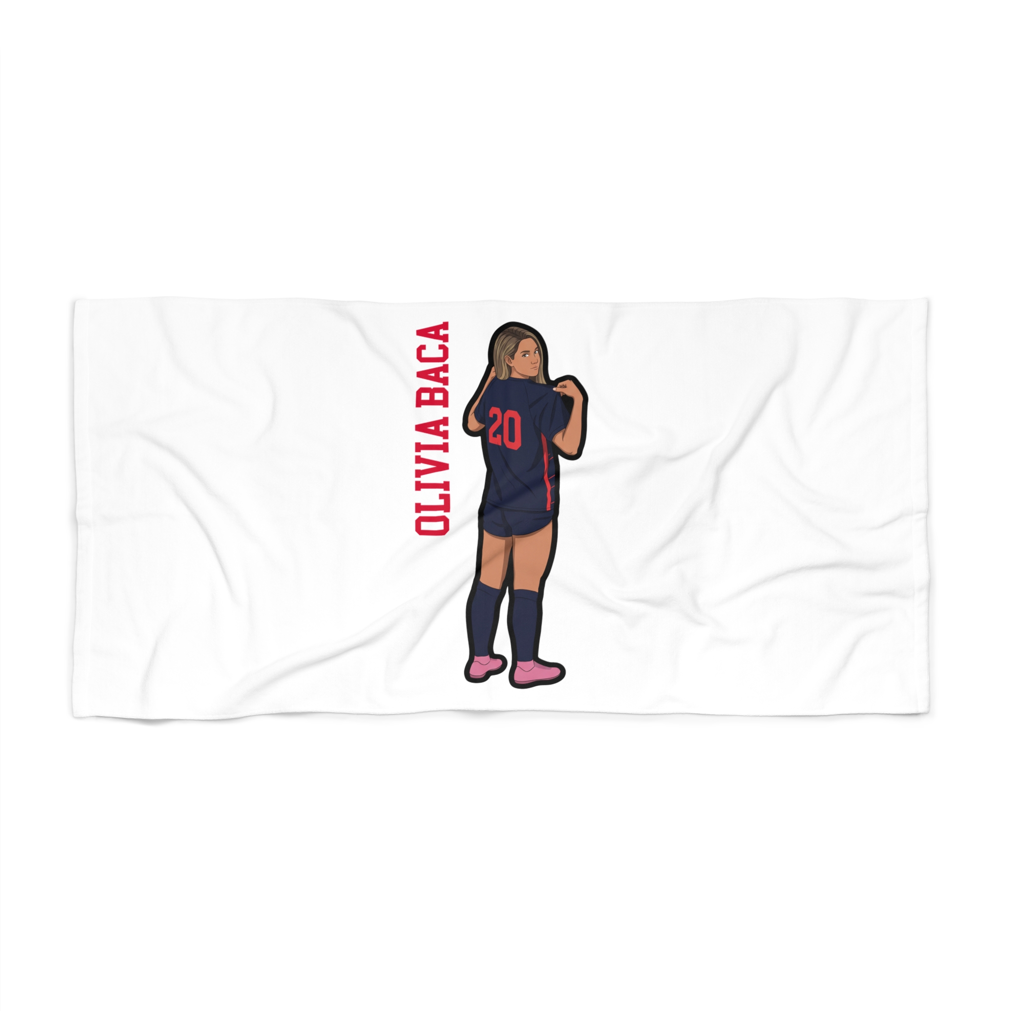 Beach Towel — character_name_vertical in Classic