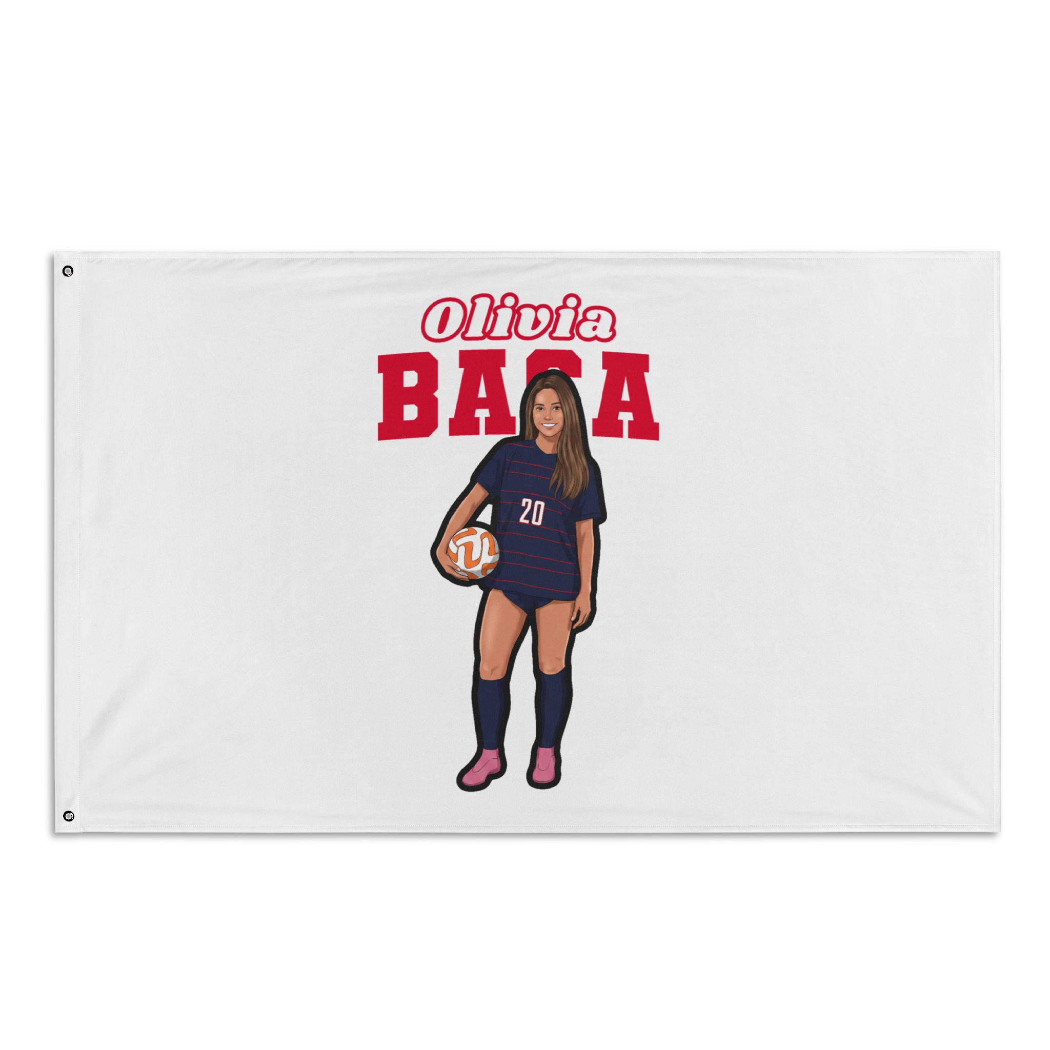 Flag (35 × 56 in) — character_name_arch in Classic