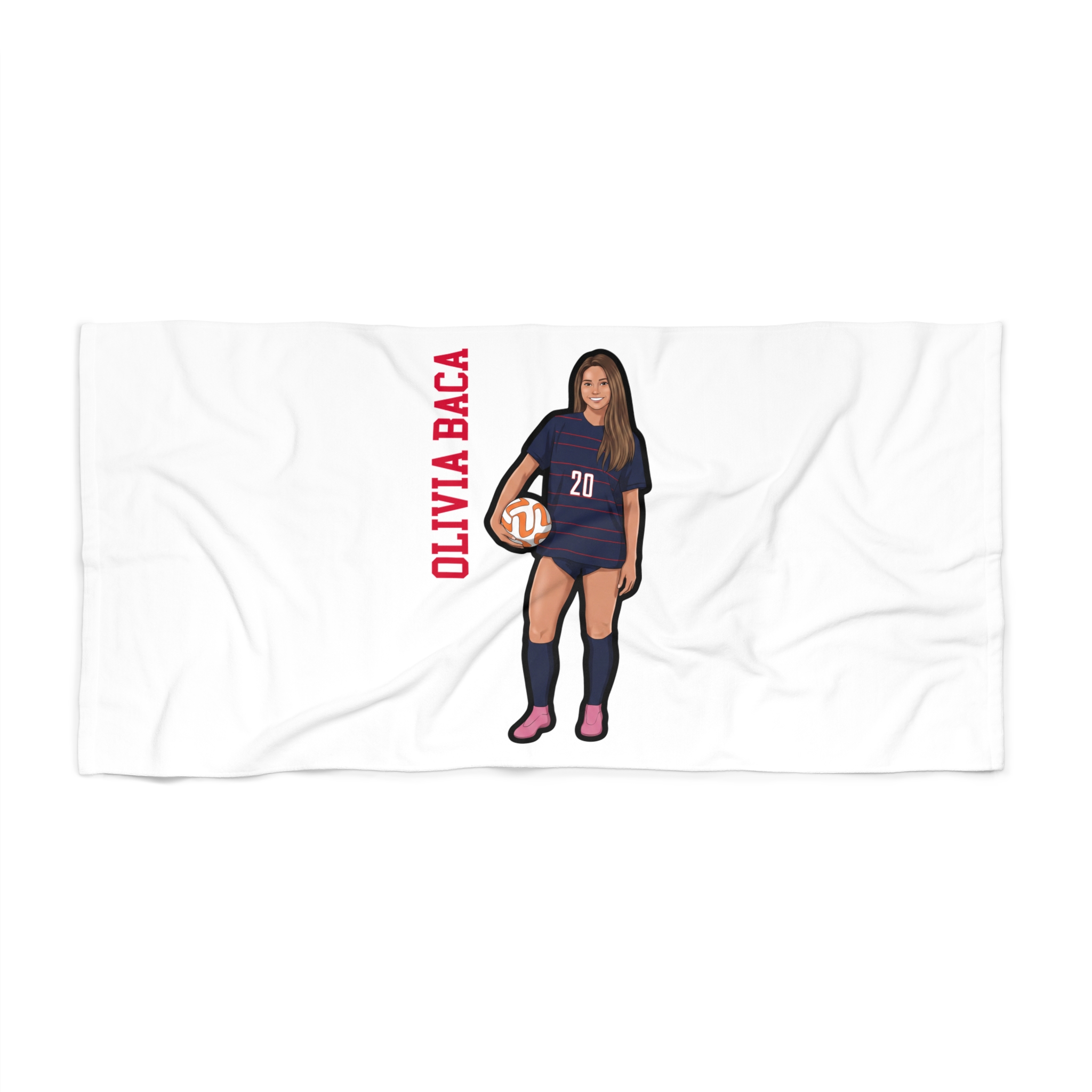 Beach Towel — character_name_vertical in Classic