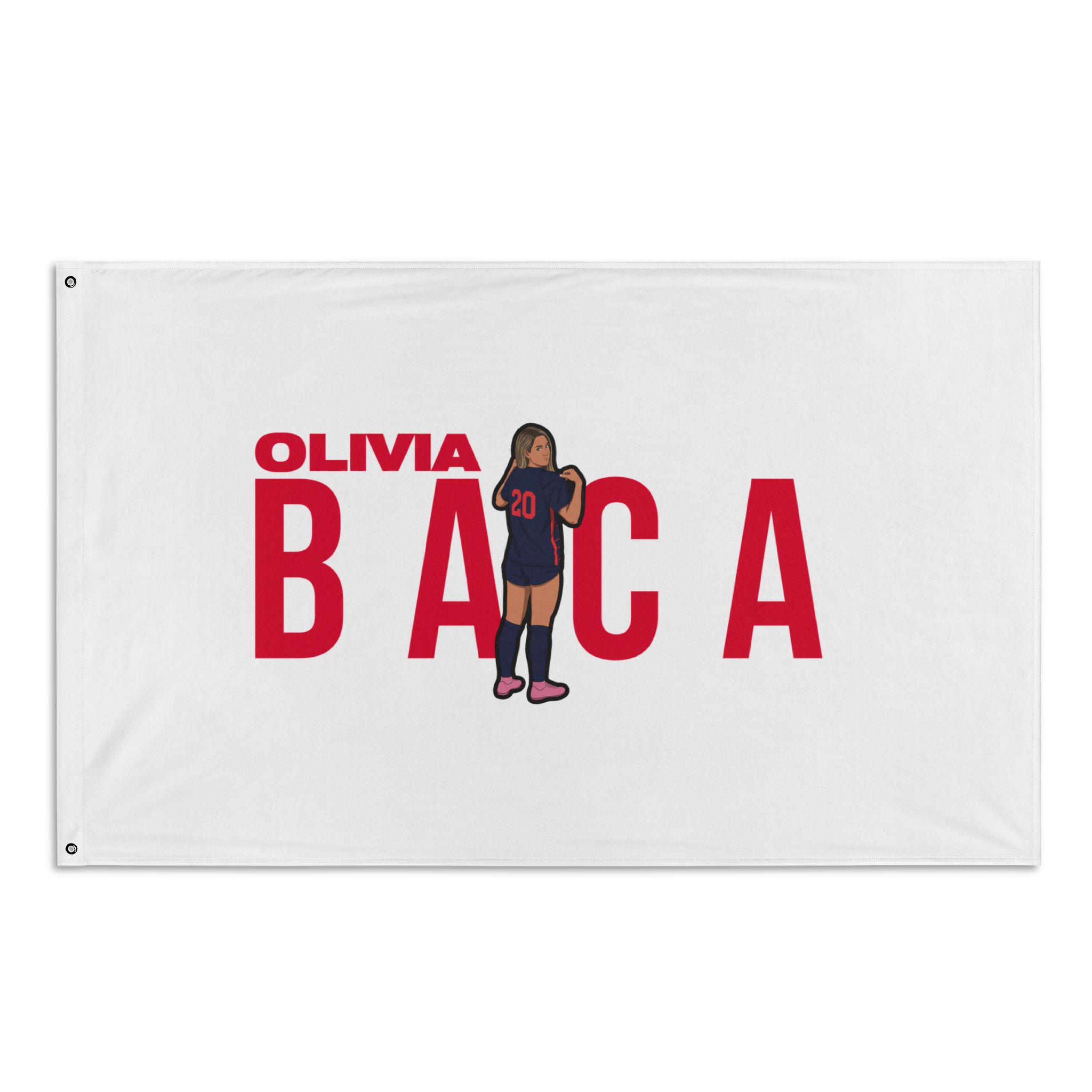 Flag (35 × 56 in) — character_player_name in Classic