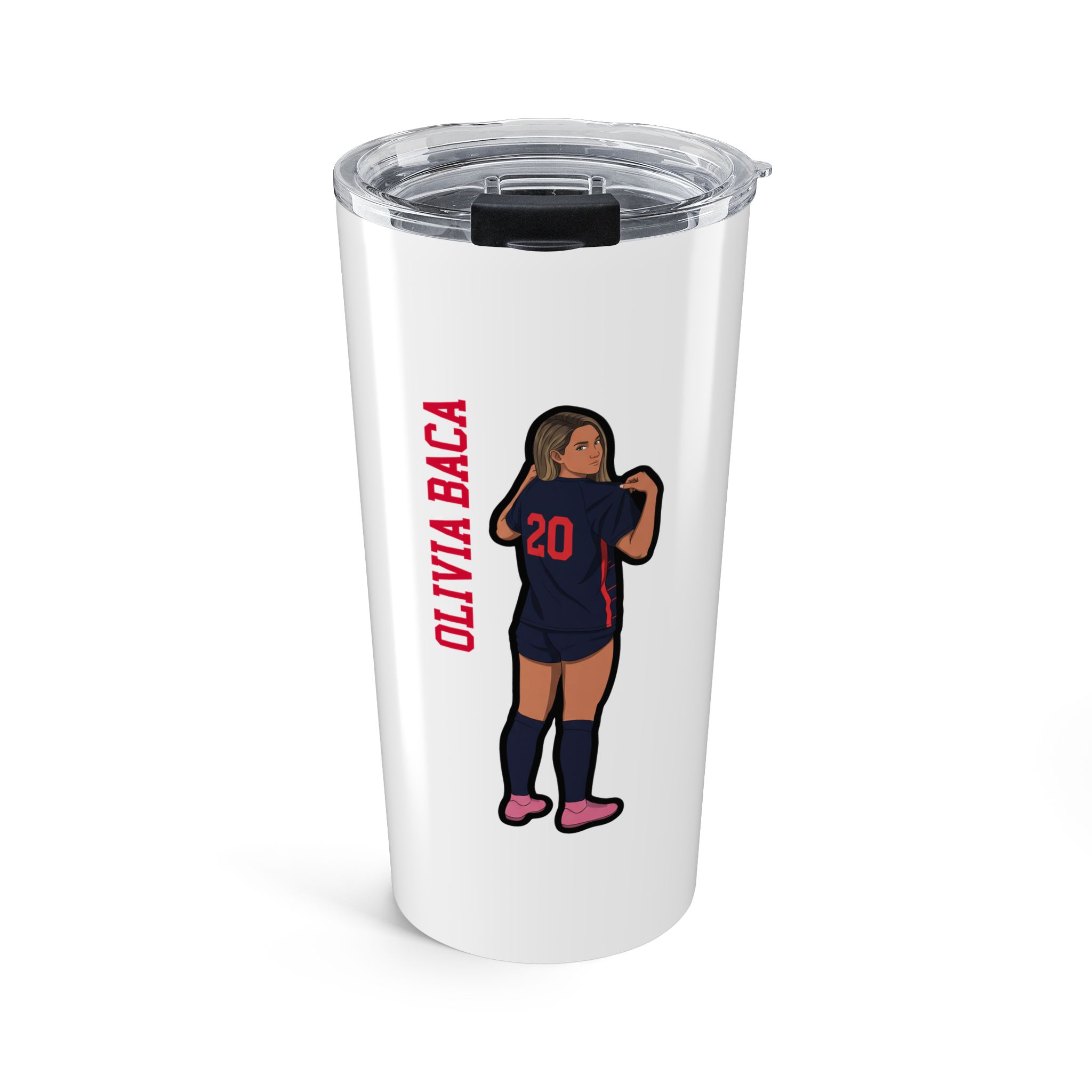 20oz Tumbler — character_name_vertical in Classic