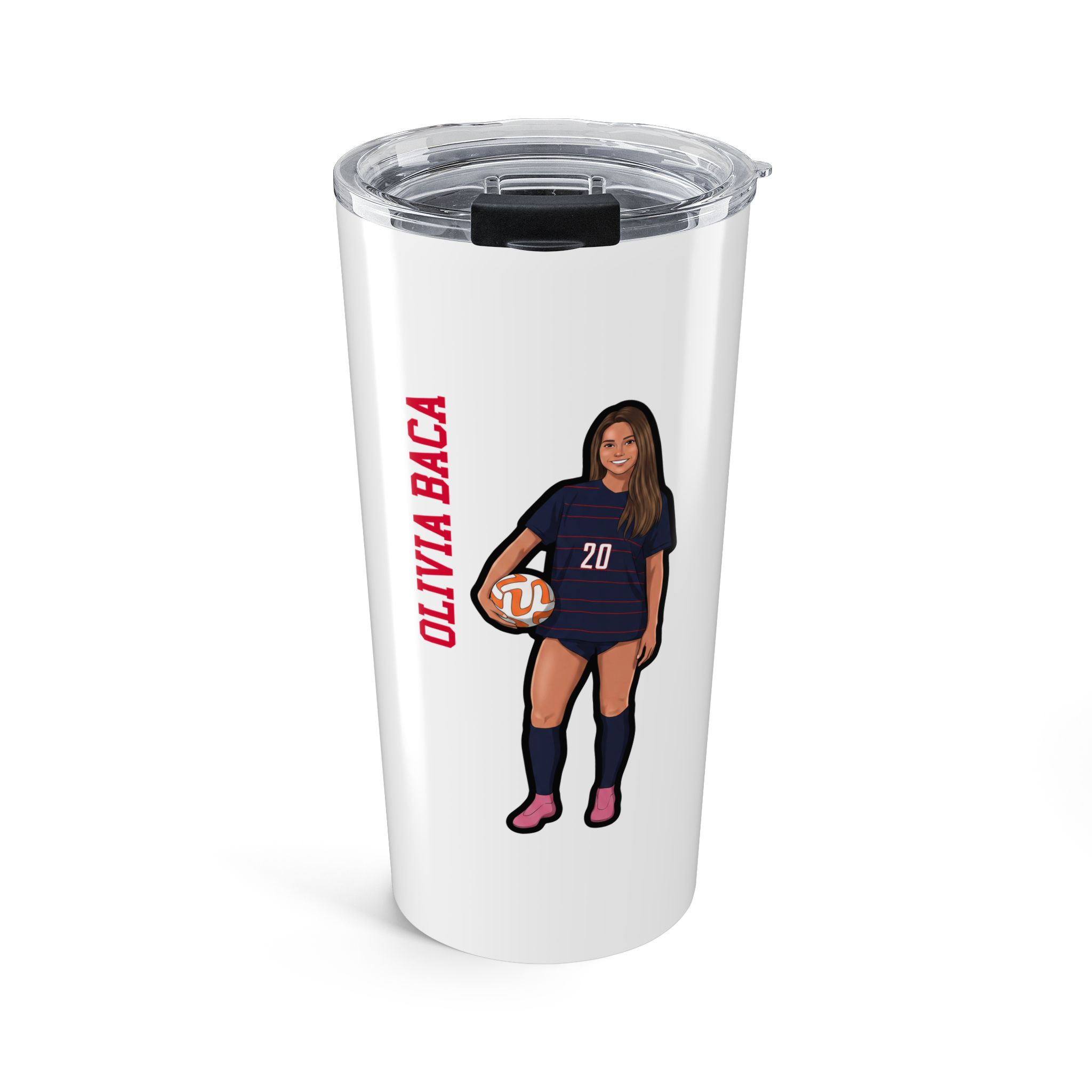20oz Tumbler — character_name_vertical in Classic