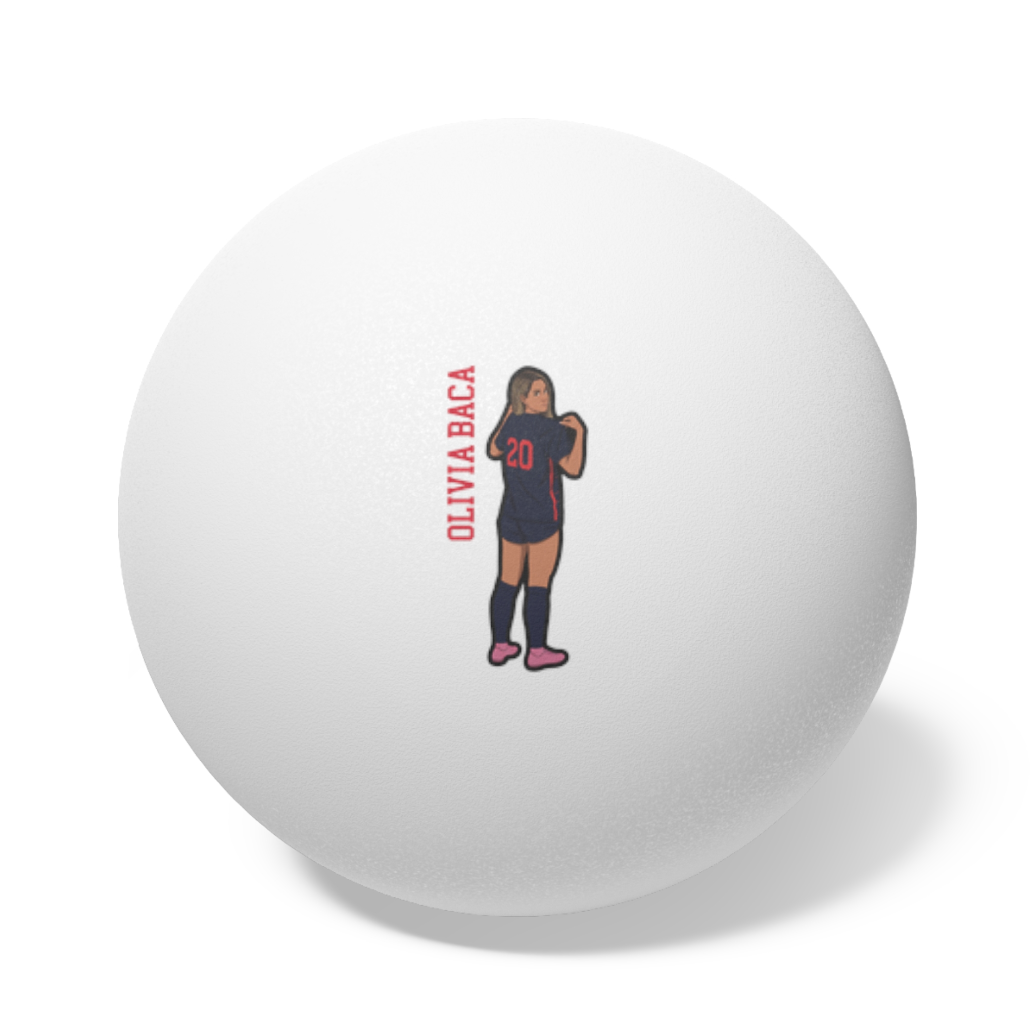 Ping Pong Balls, 6 pcs — character_name_vertical in White