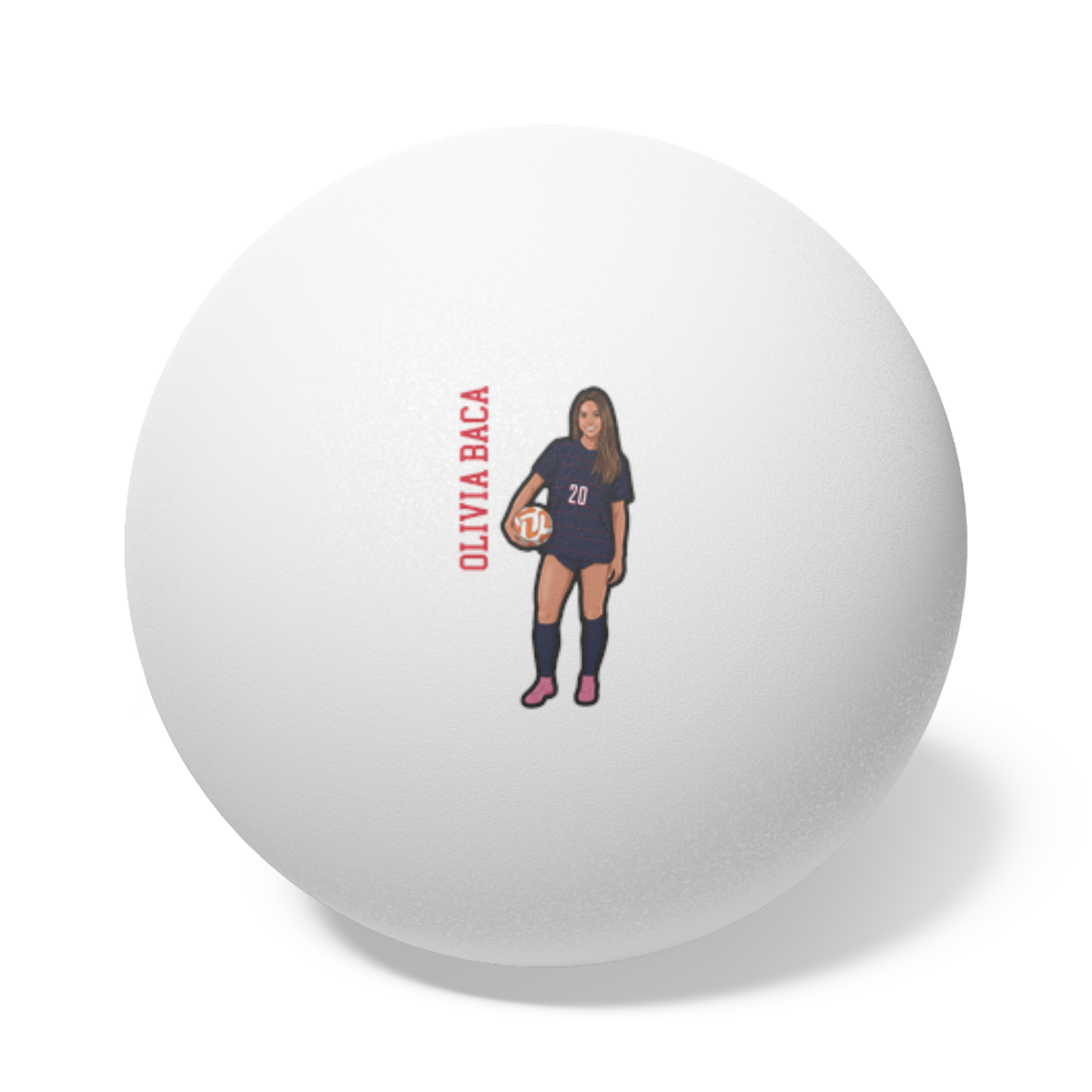 Ping Pong Balls, 6 pcs — character_name_vertical in White