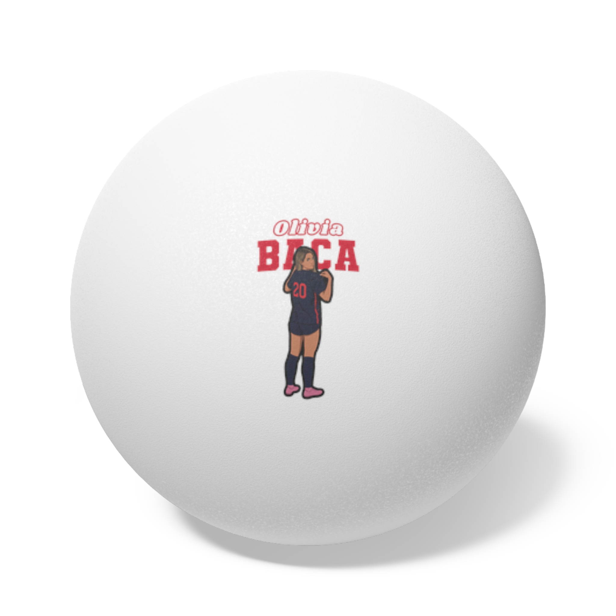 Ping Pong Balls, 6 pcs — character_name_arch in White