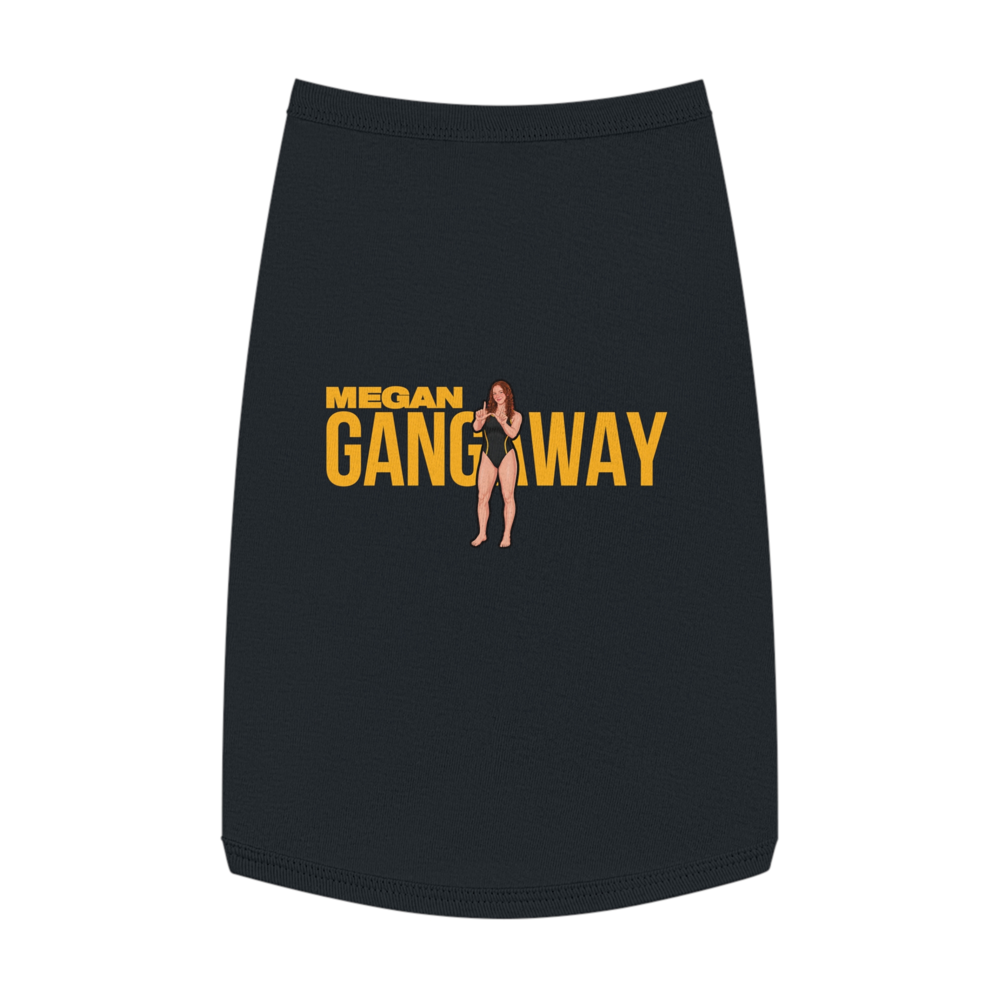 Pet Tank Top — character_player_name in Black