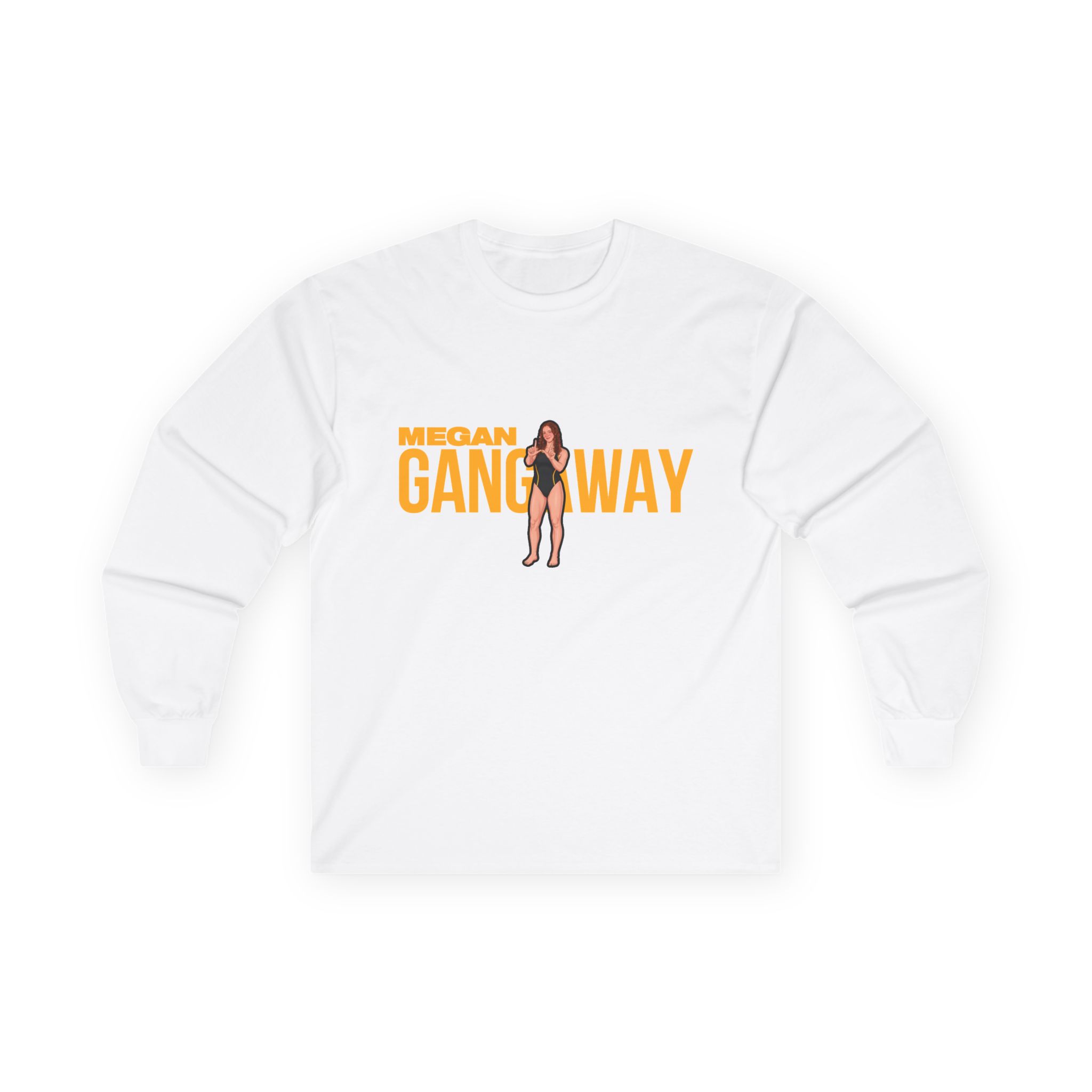 Long Sleeve Tee — character_player_name in White