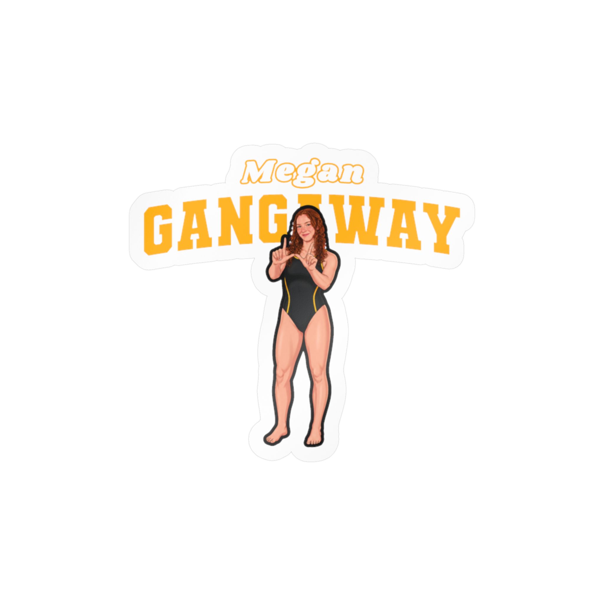 Vinyl Sticker — character_name_arch in Classic