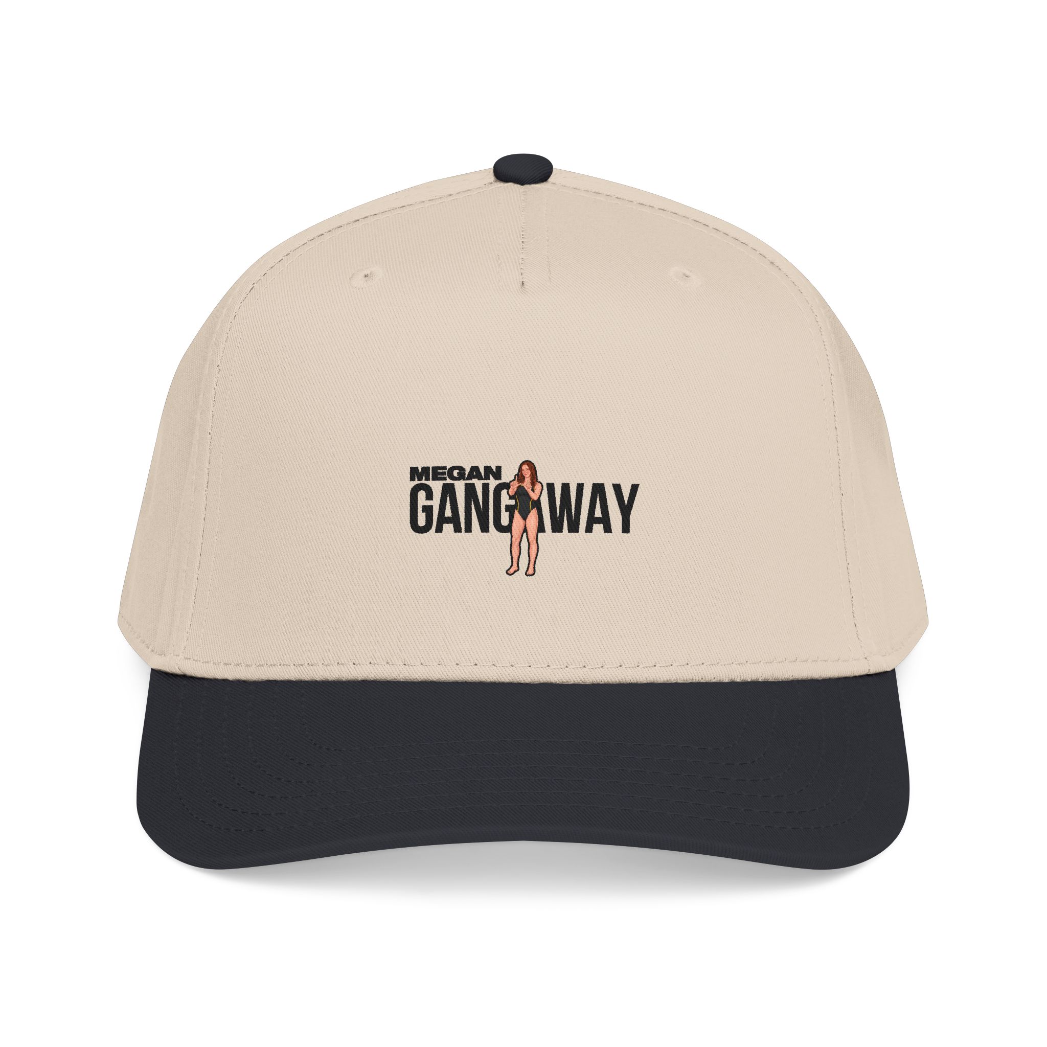 Baseball Cap — character_player_name in Black / Natural