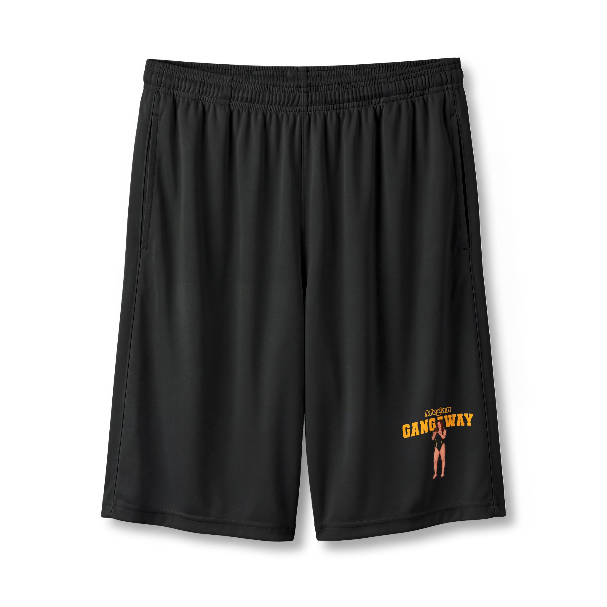 Shorts — character_name_arch in Black