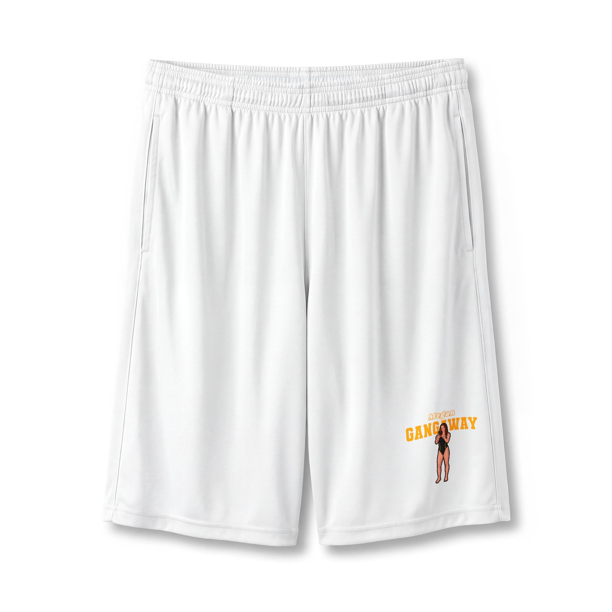 Shorts — character_name_arch in White