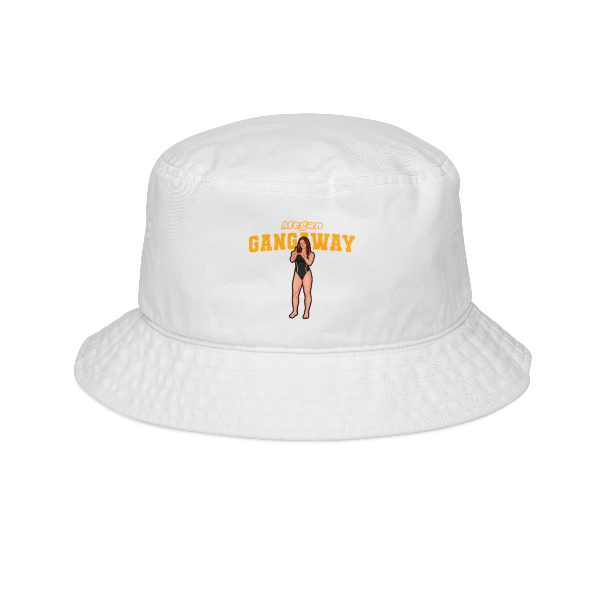 Bucket Hat — character_name_arch in White