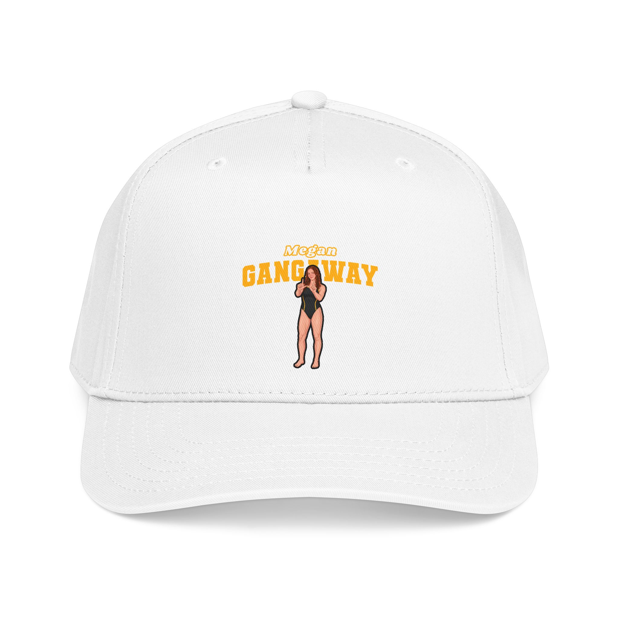 Baseball Cap — character_name_arch in White