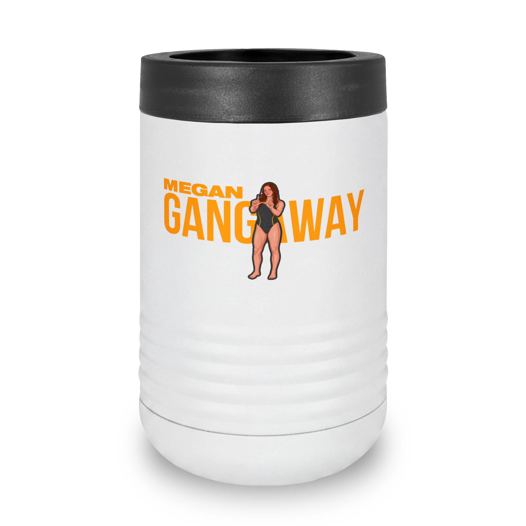 Stainless Can Cooler — character_player_name in White