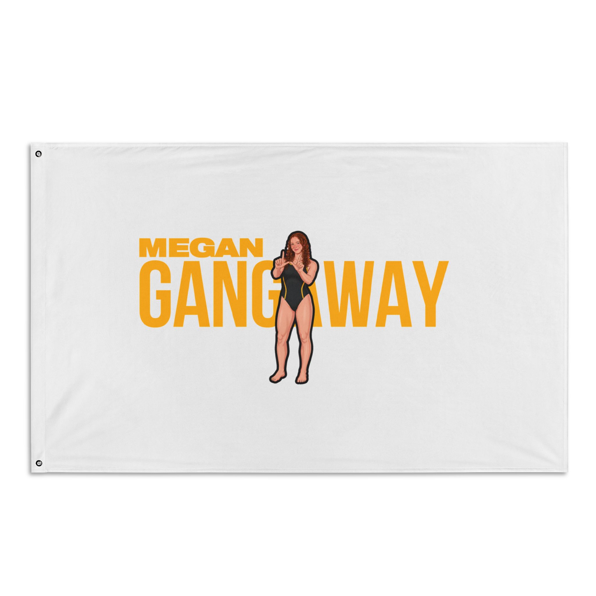 Flag (35 × 56 in) — character_player_name in Classic