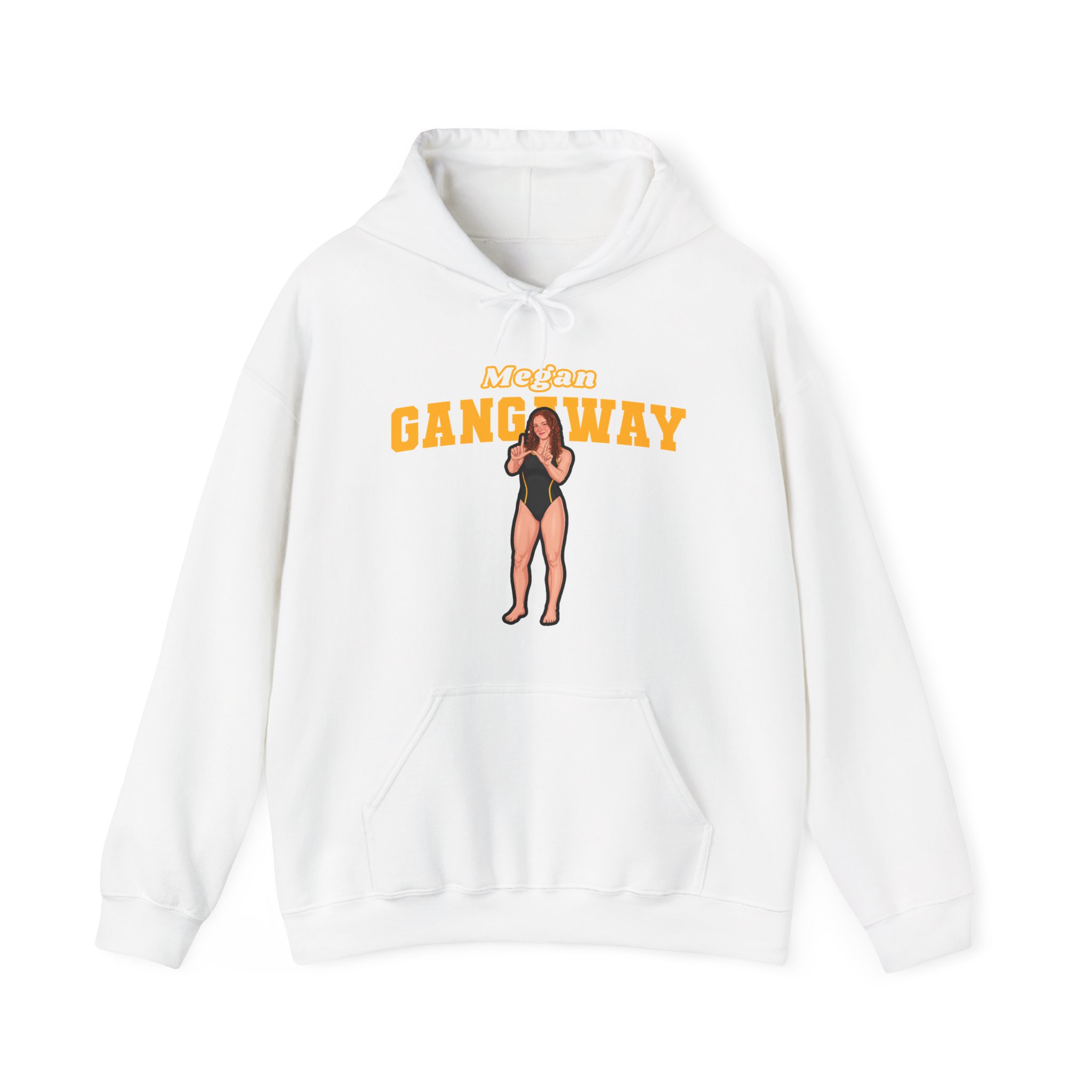 Hoodie — character_name_arch in White